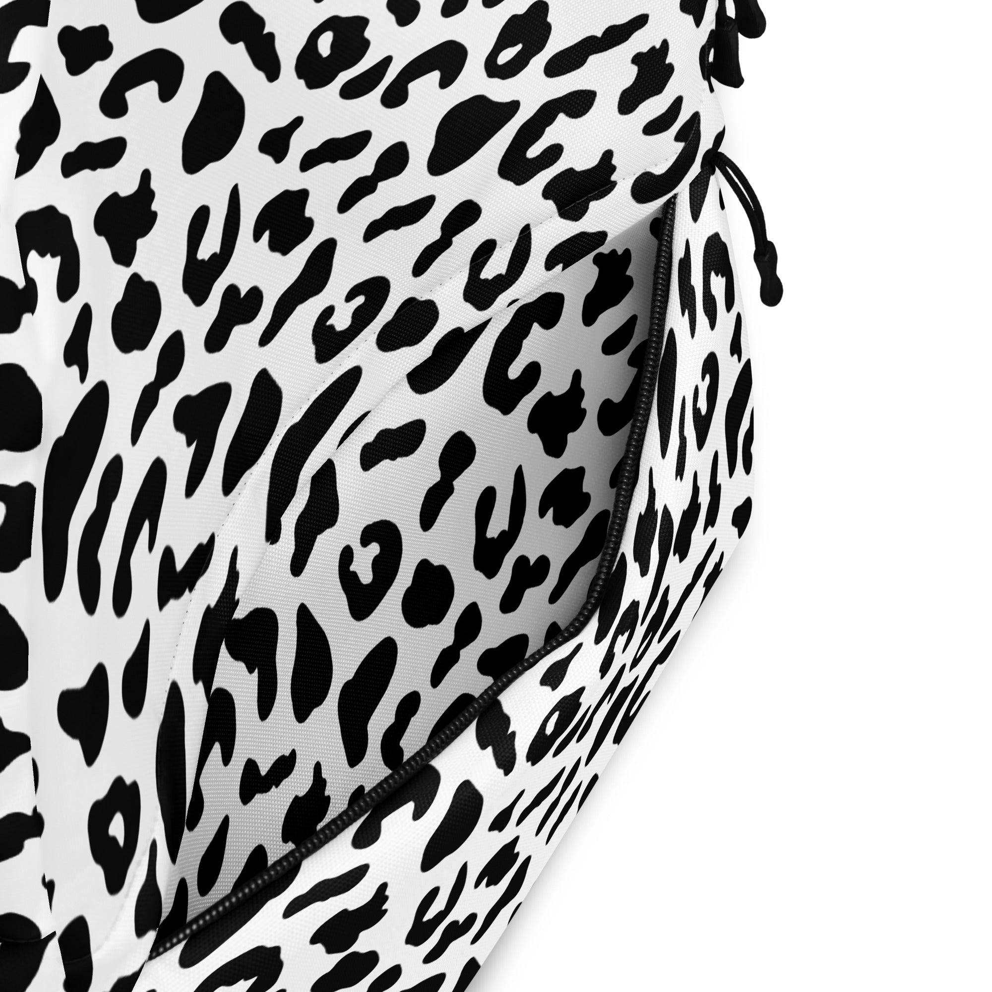 Preppy Cool Snow Leopard Print Backpack