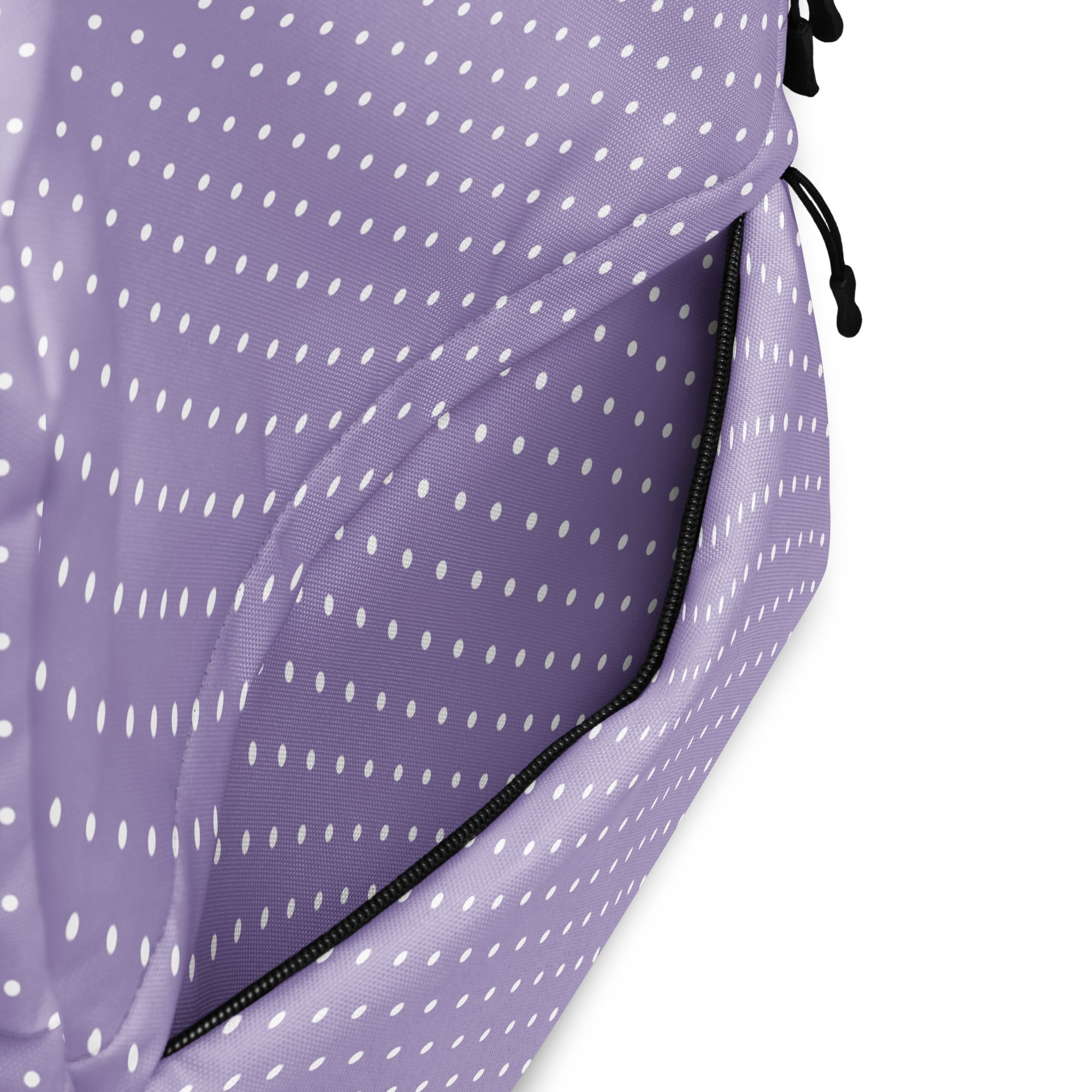 Preppy Purple Vintage Mini Polka Dot Aesthetic Backpack