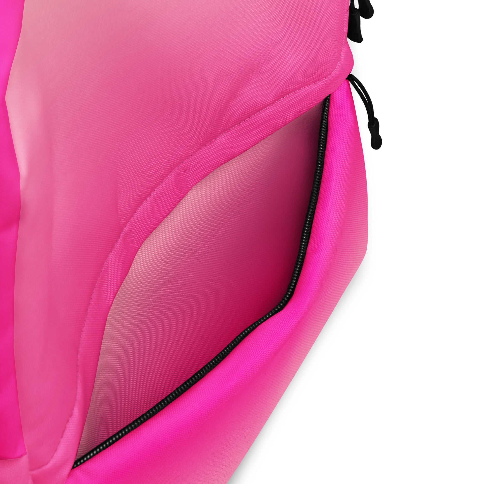 Preppy Pink Gradient Backpack for School & College