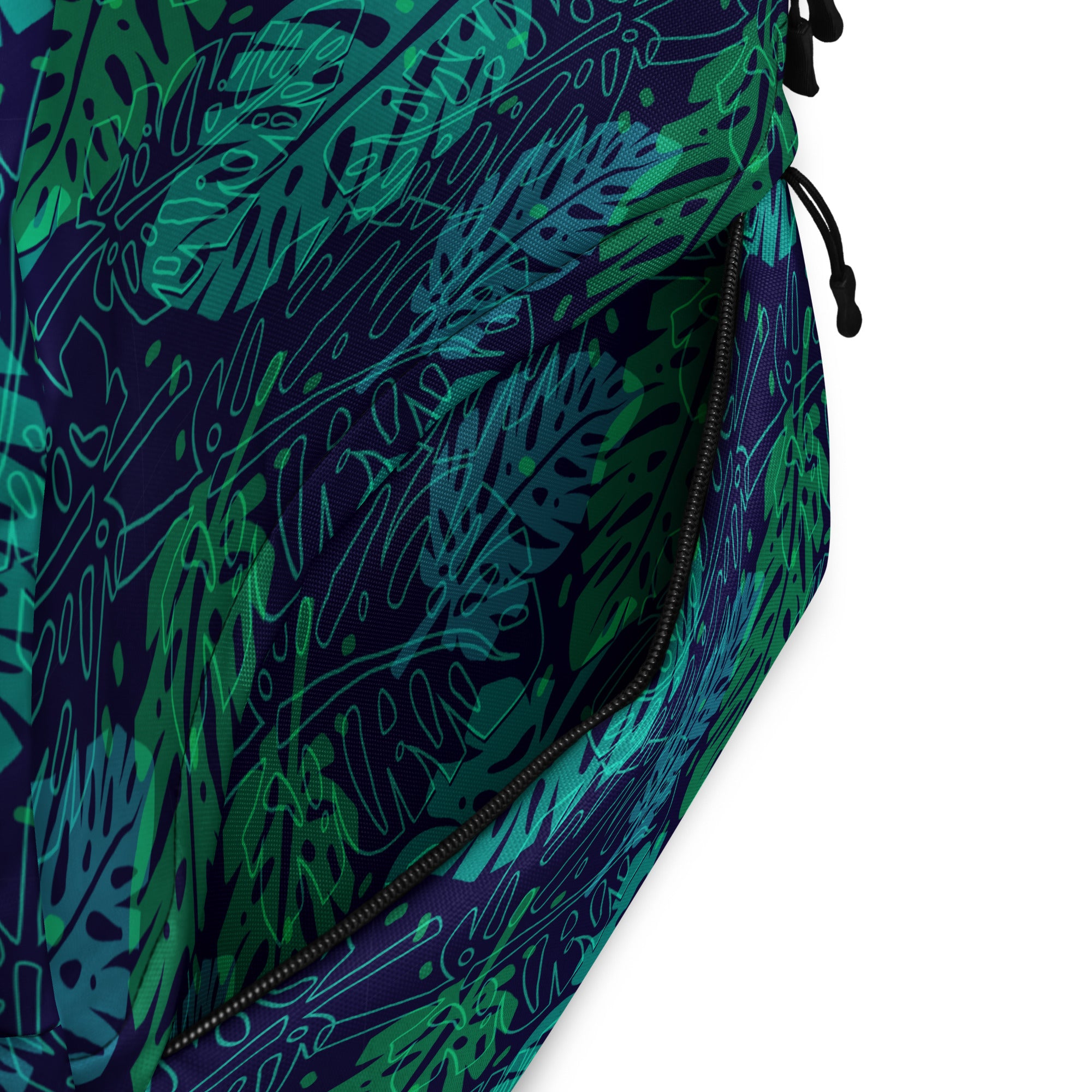 Tropical Green Summer Palm Leaf Backpack