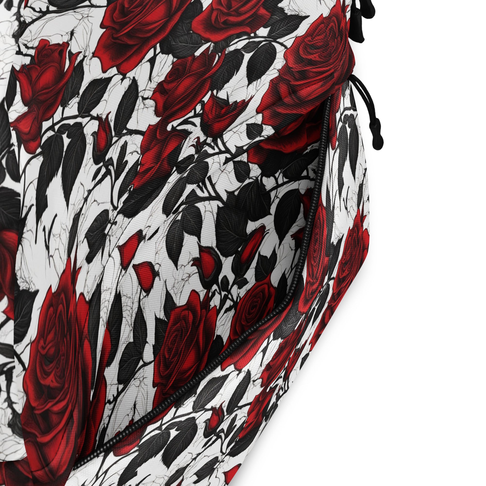 Vintage Style Fairytale Red Rose Backpack