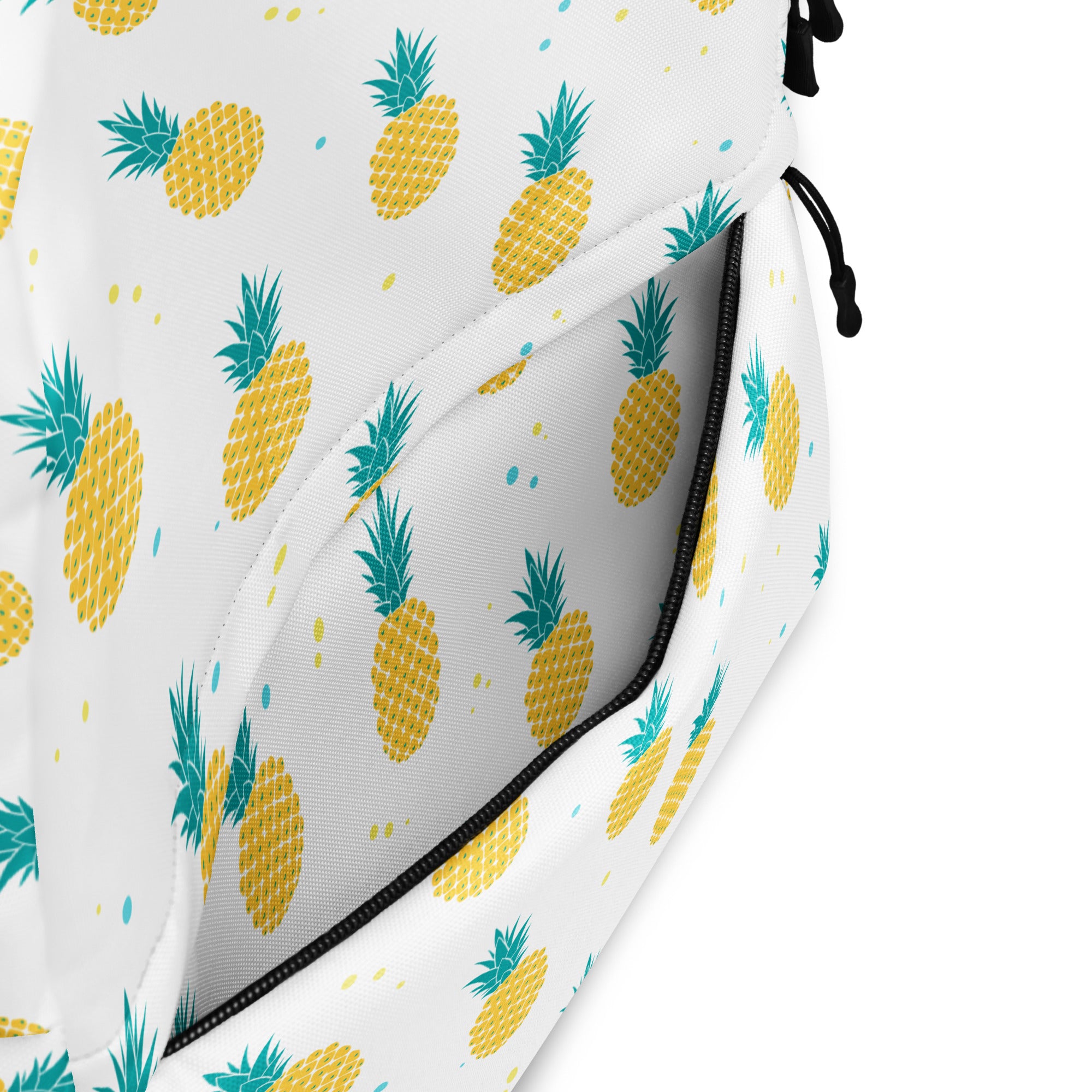 Tropical Fruit Pineapple Print Summer Backpack for School