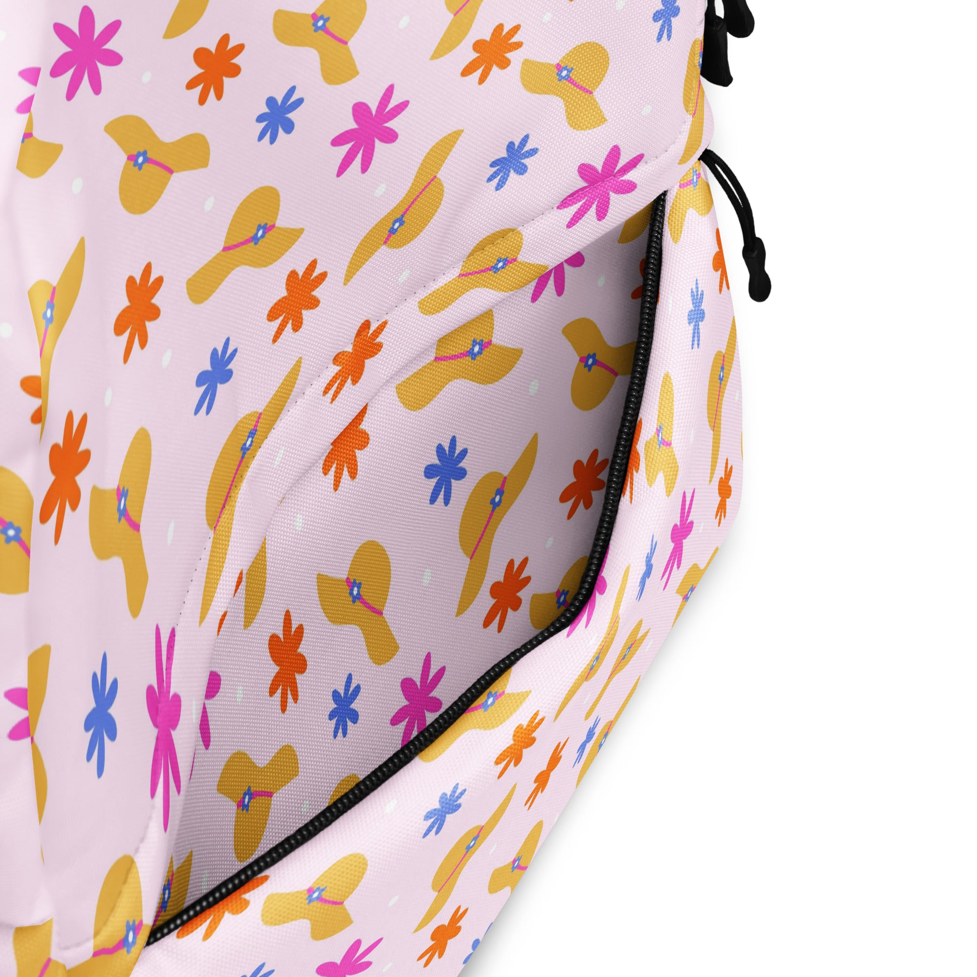 Compact Waterproof Pink Beach Backpack for Women