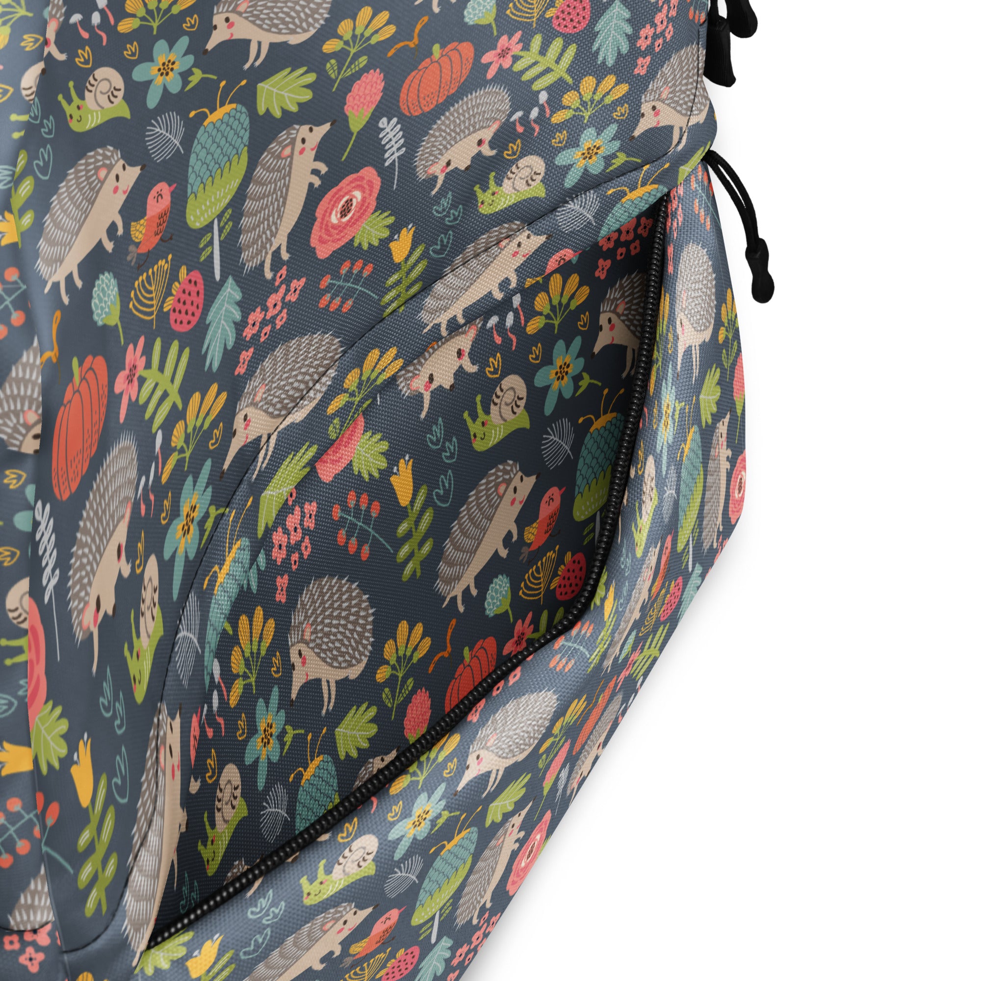 Personalized Cute Hedgehog Backpack for Animal Lover