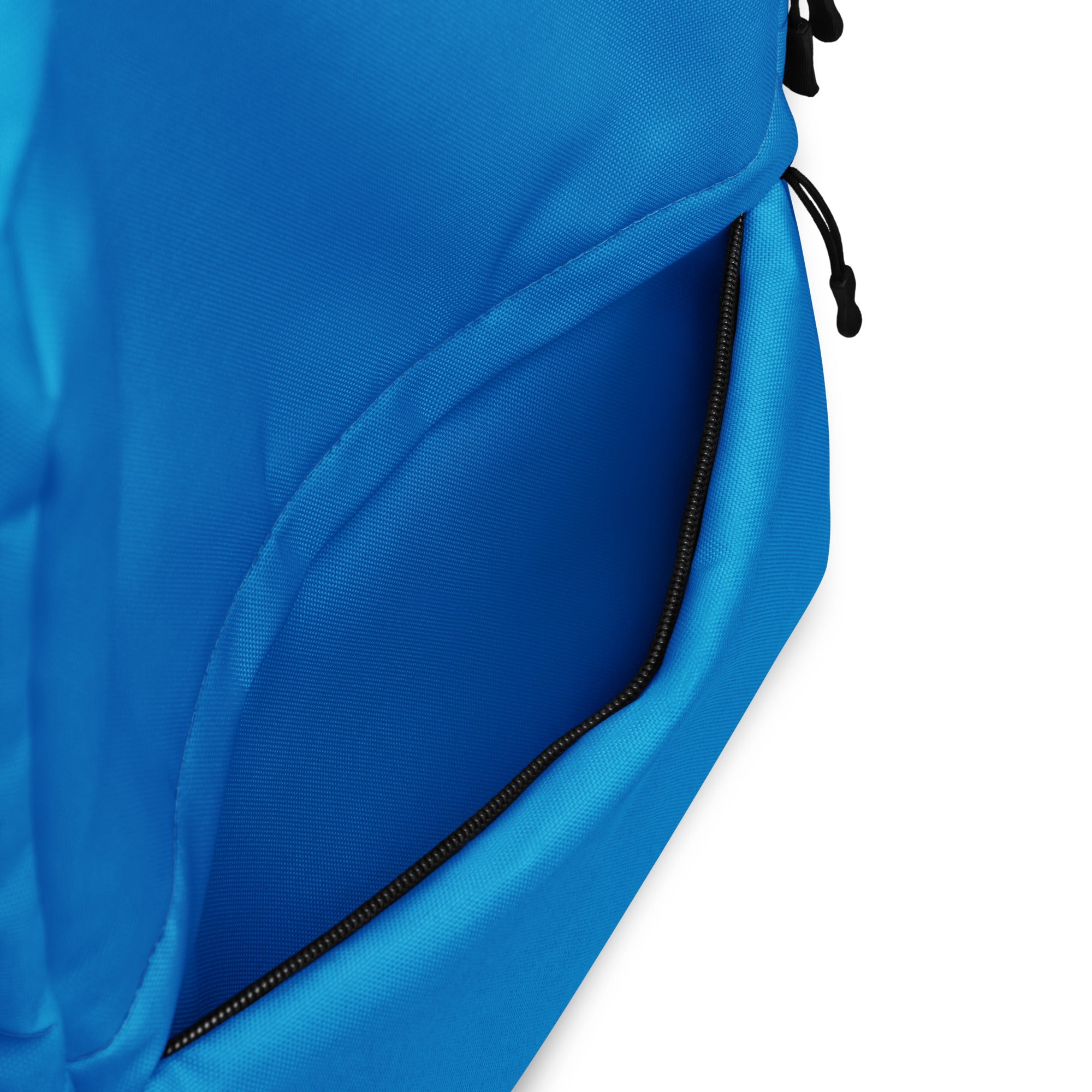Plain Blue Medium Size Womens Backpack for Travel & School