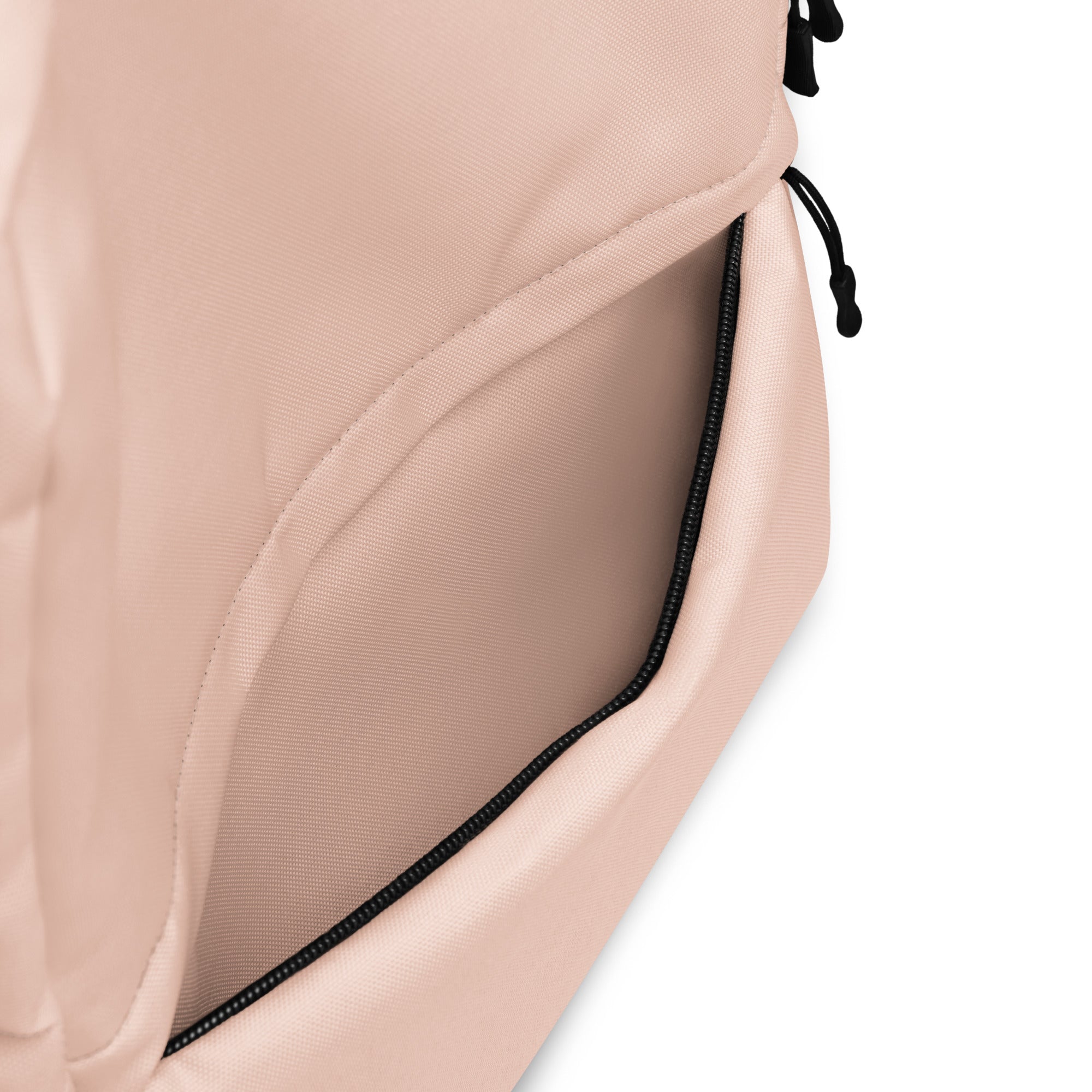Minimal Plain Beige Color Womens Lightweight Fashion Backpack