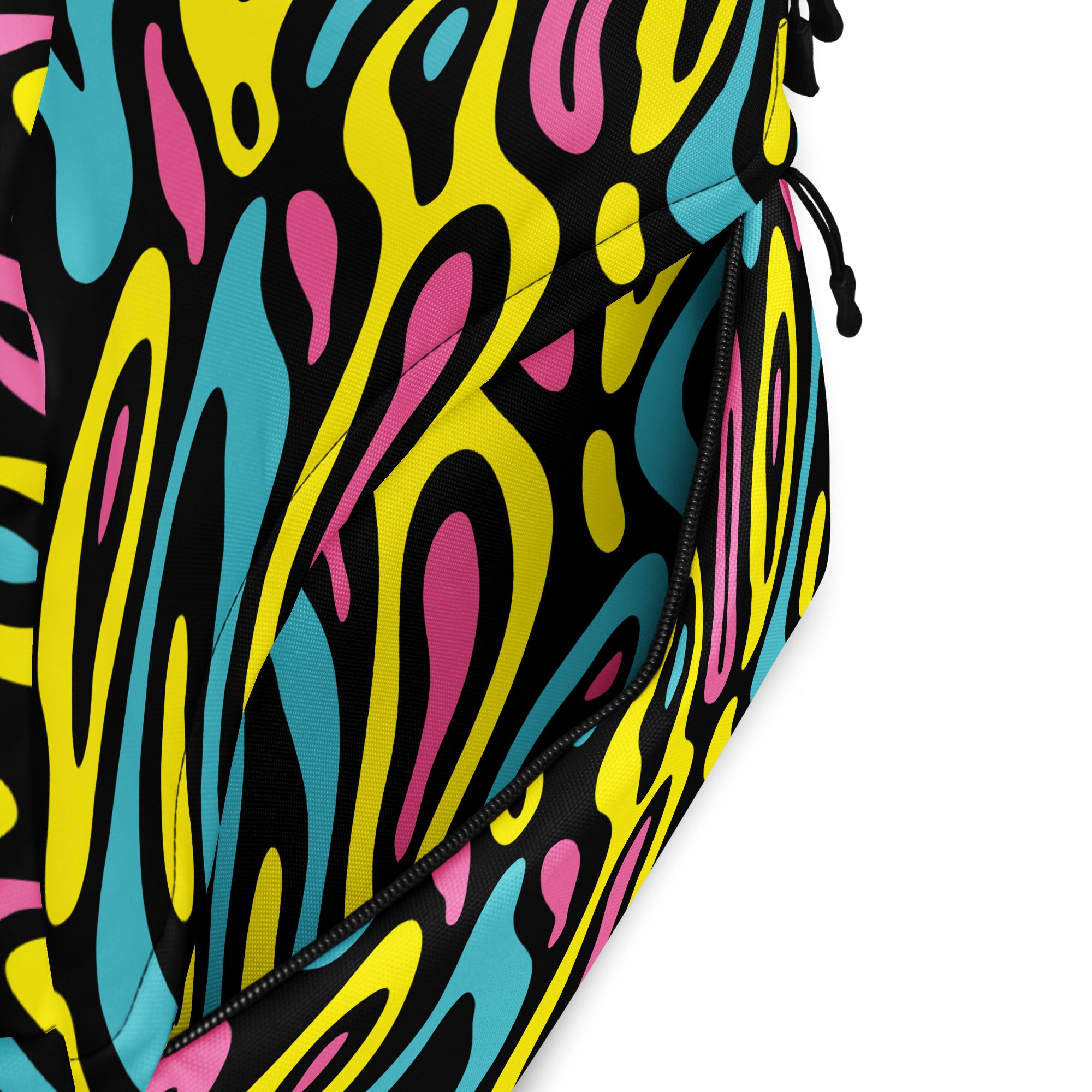 Colorful Neo Memphis Geometric Pattern Medium Size Backpack