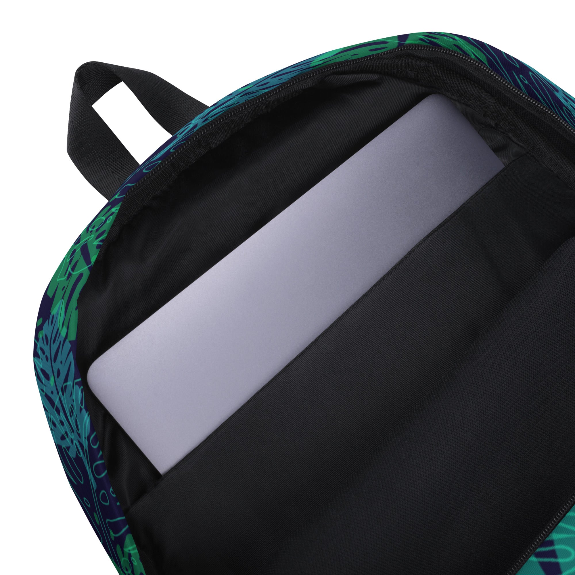Tropical Green Summer Palm Leaf Backpack