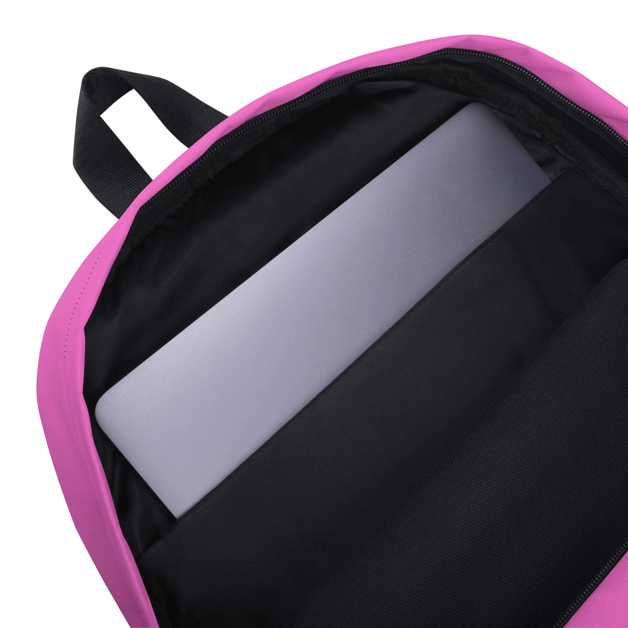 Plain Rose Pink Back to School Backpack for Women