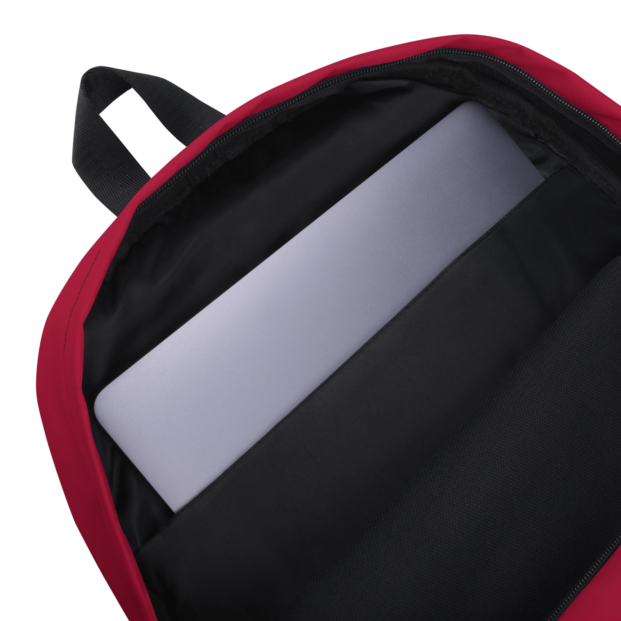 Fiery Red Medium Size Waterproof Backpack for School