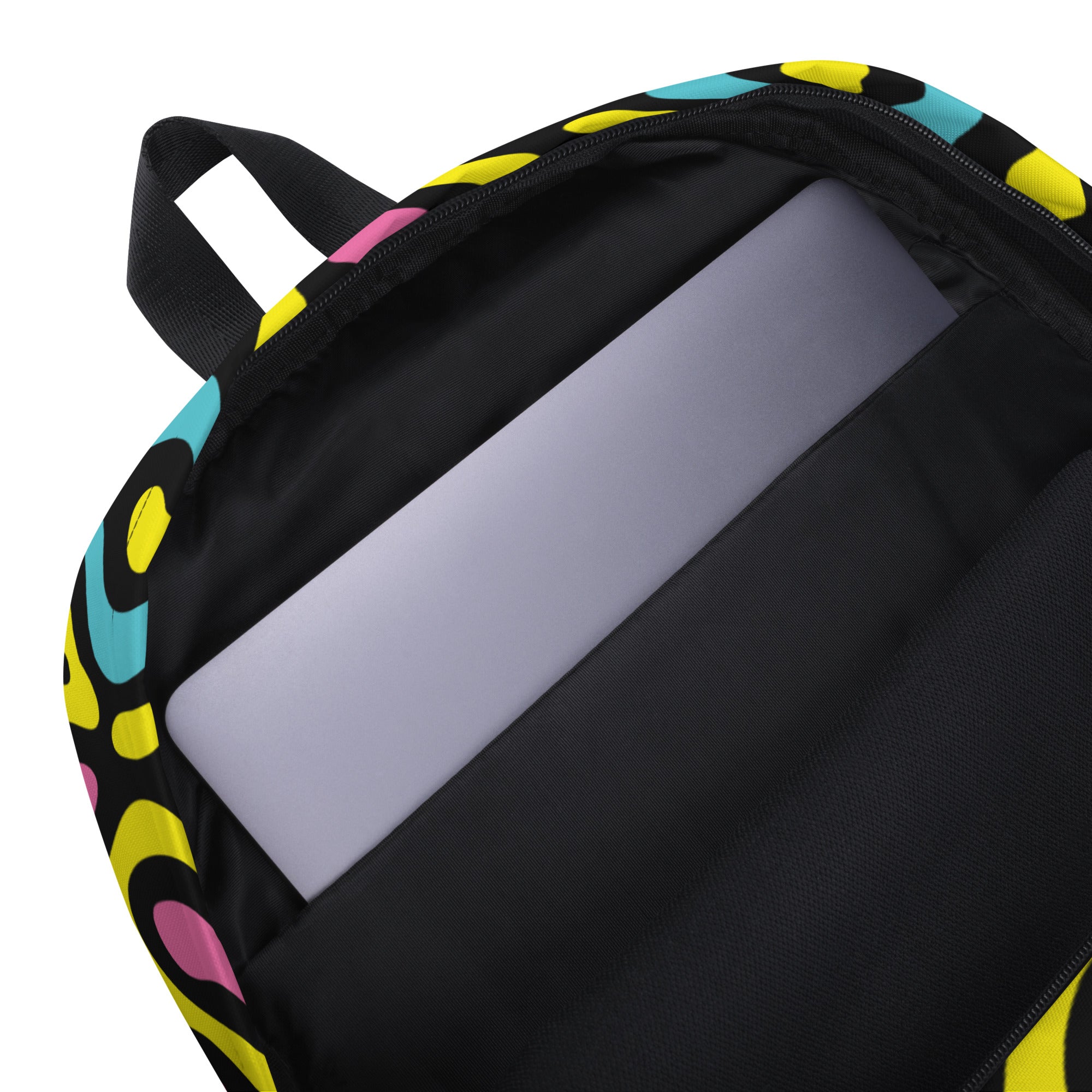 Colorful Neo Memphis Geometric Pattern Medium Size Backpack