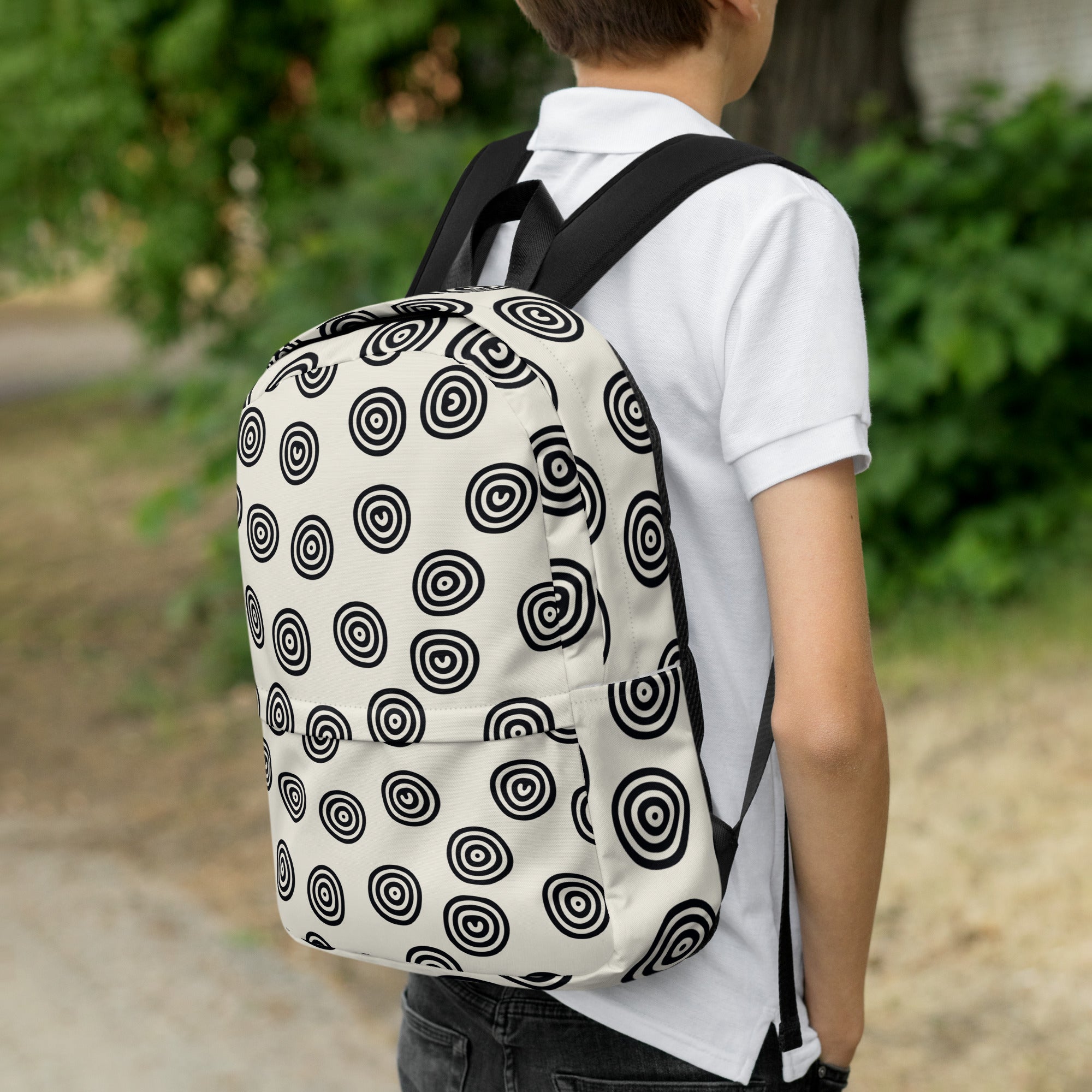 Art Circle Print Backpack for Women, Men & Kids