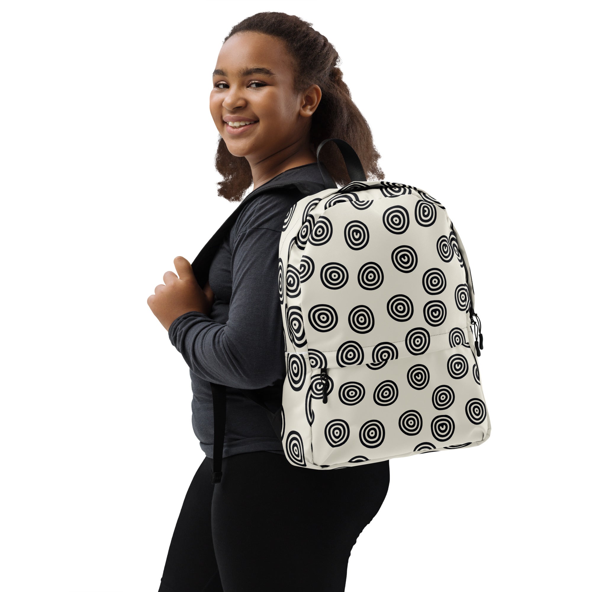 Art Circle Print Backpack for Women, Men & Kids