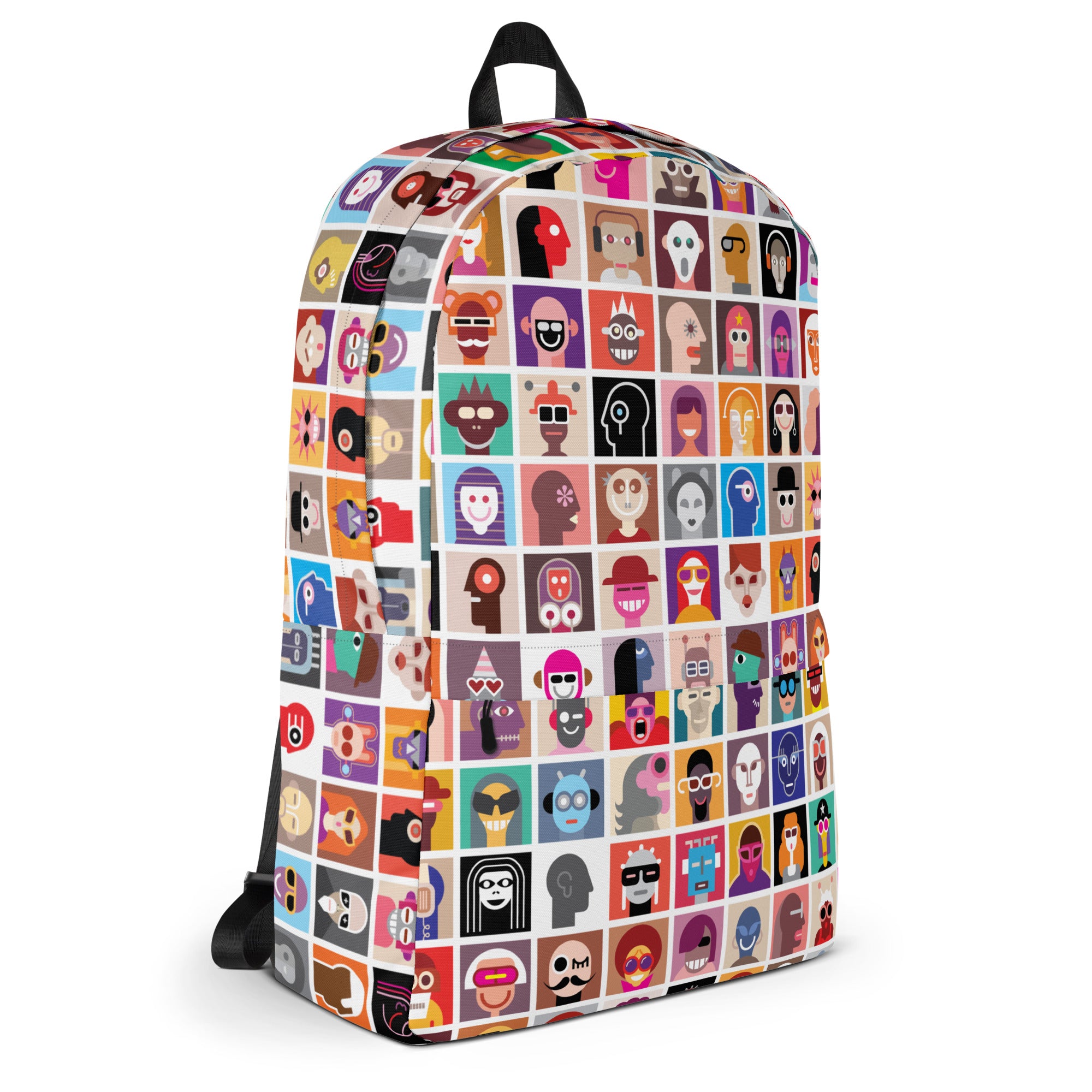 Aesthetic Abstract Diversity Art Collage Backpack