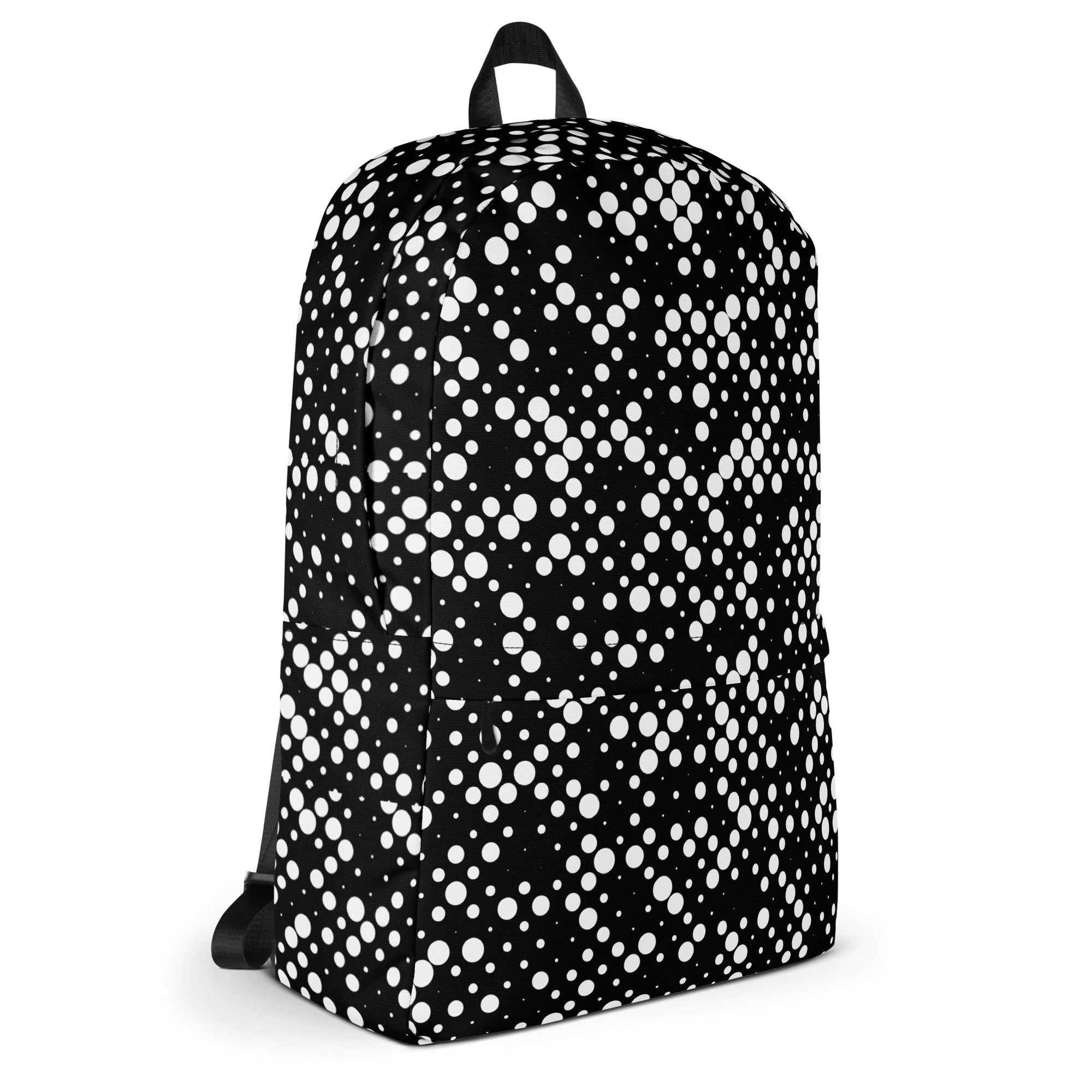Minimal Geometrical Halftone Circle Bubbles Print Backpack