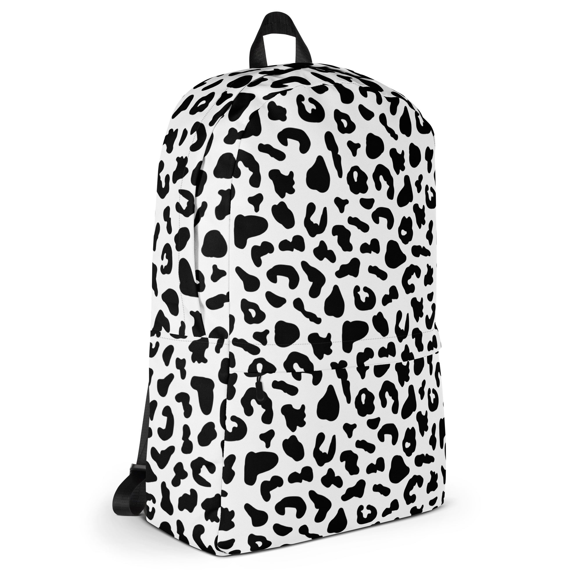 Preppy Cool Snow Leopard Print Backpack