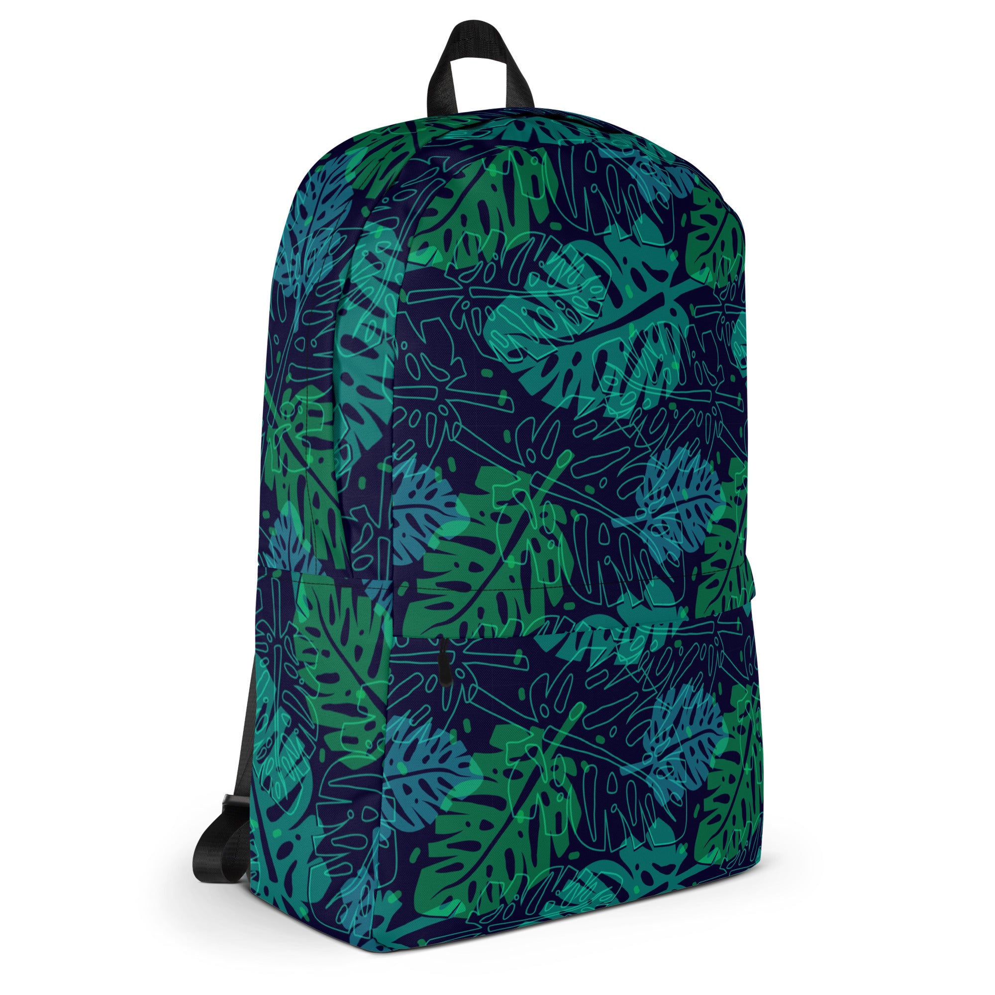 Tropical Green Summer Palm Leaf Backpack