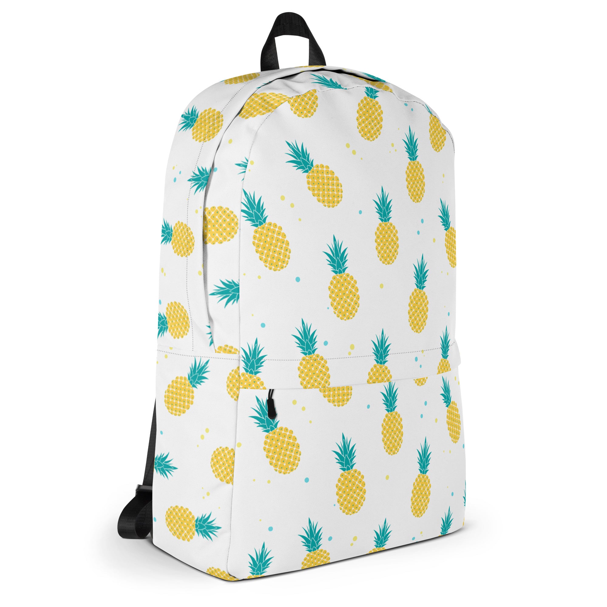 Tropical Fruit Pineapple Print Summer Backpack for School