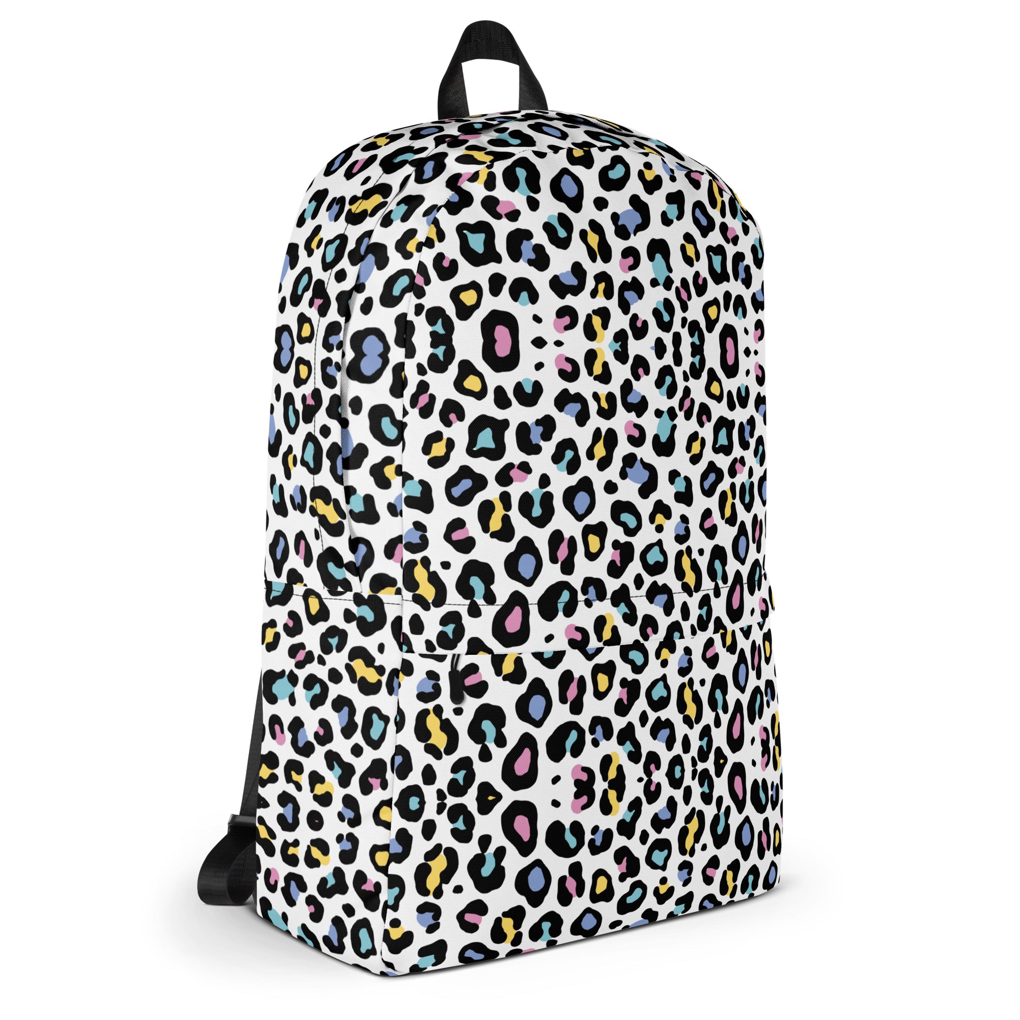 Colorful Leopard Print Women Laptop Backpack