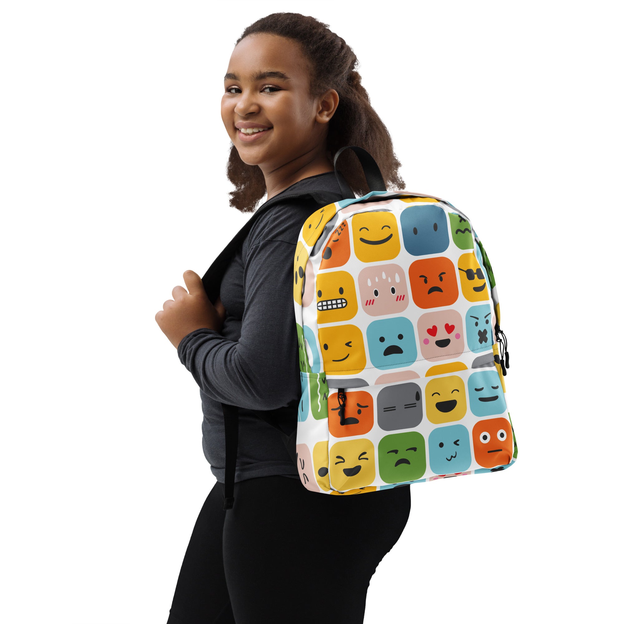 Cool Emoji Expressions Back to School Backpack