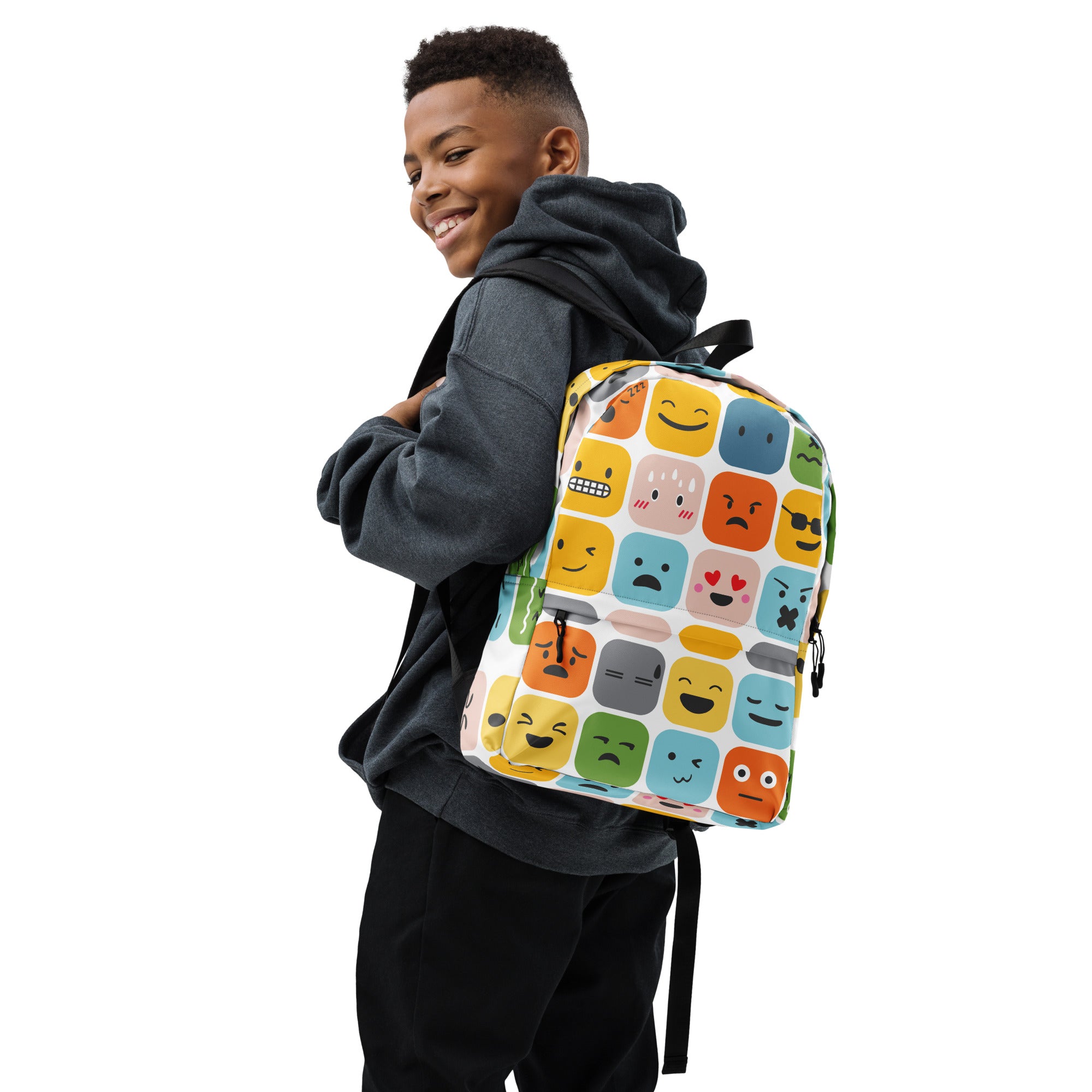 Cool Emoji Expressions Back to School Backpack