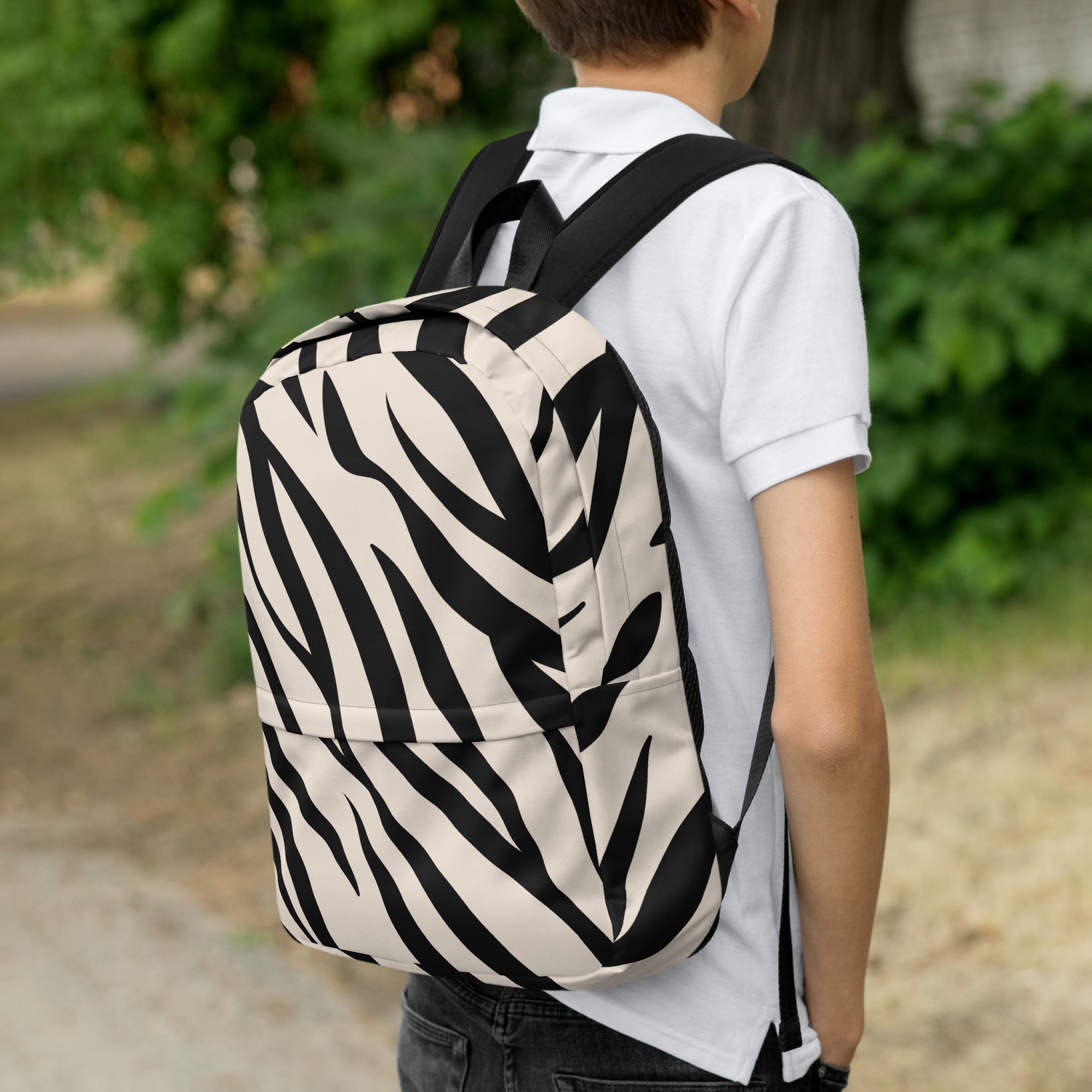 Original Cute Zebra Stripe Print Backpack for Women