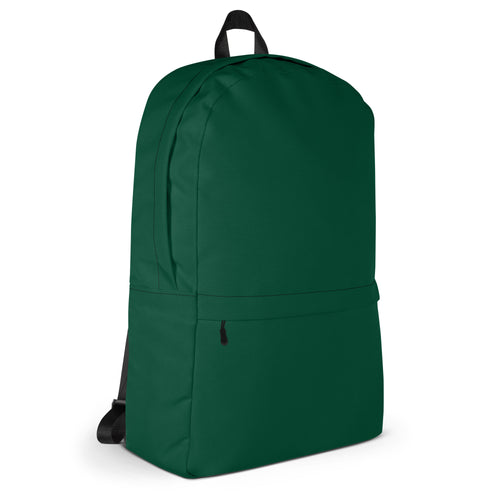 Casual Waterproof Dark Green Backpack for School