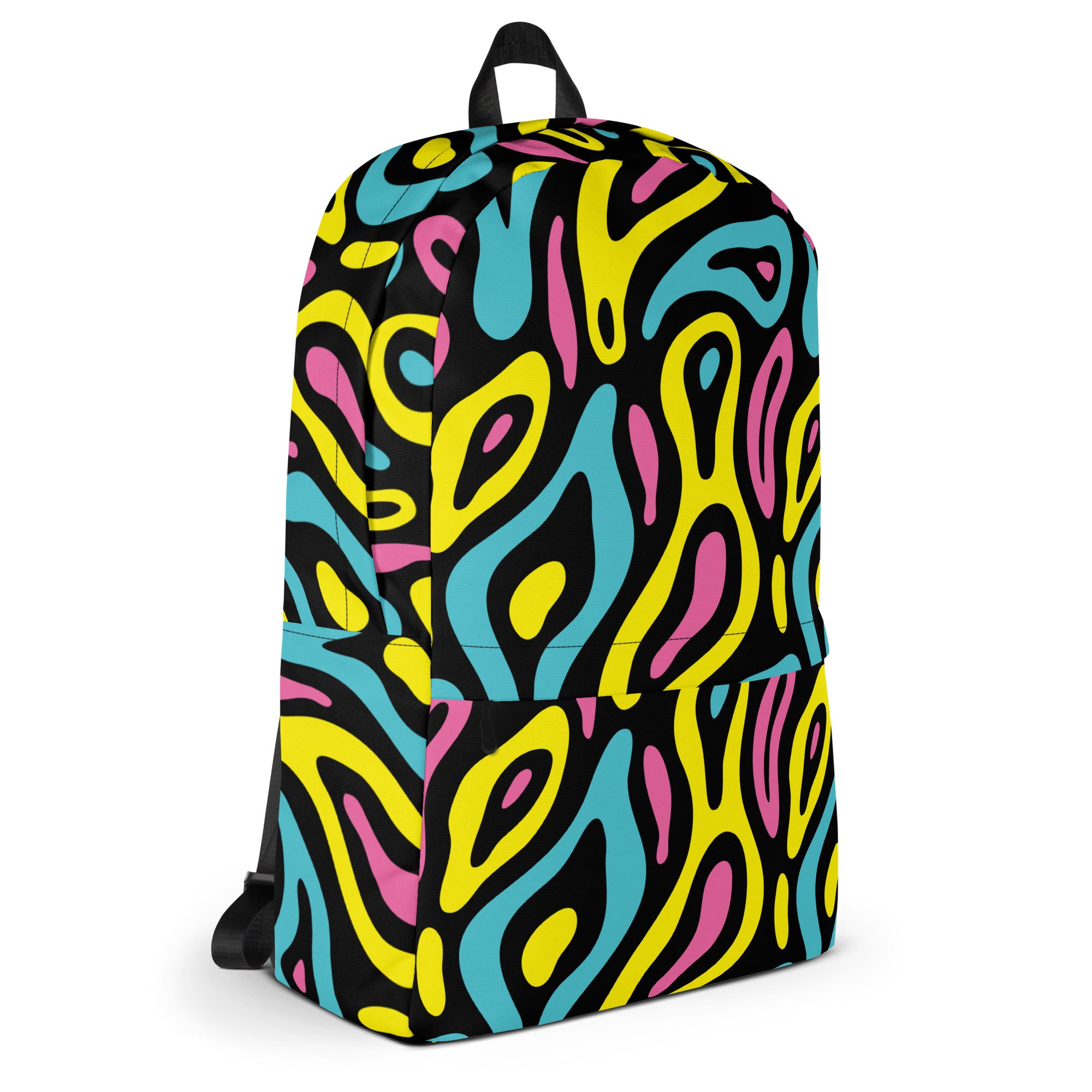 Colorful Neo Memphis Geometric Pattern Medium Size Backpack