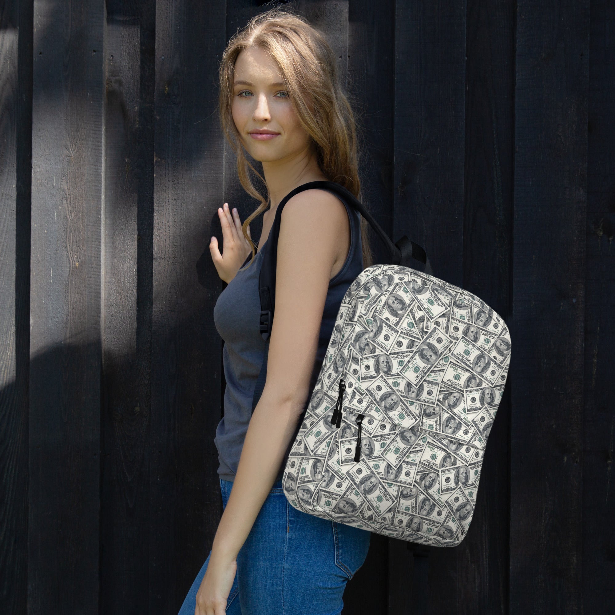 Funny Viral Back to School Kids Money Backpack