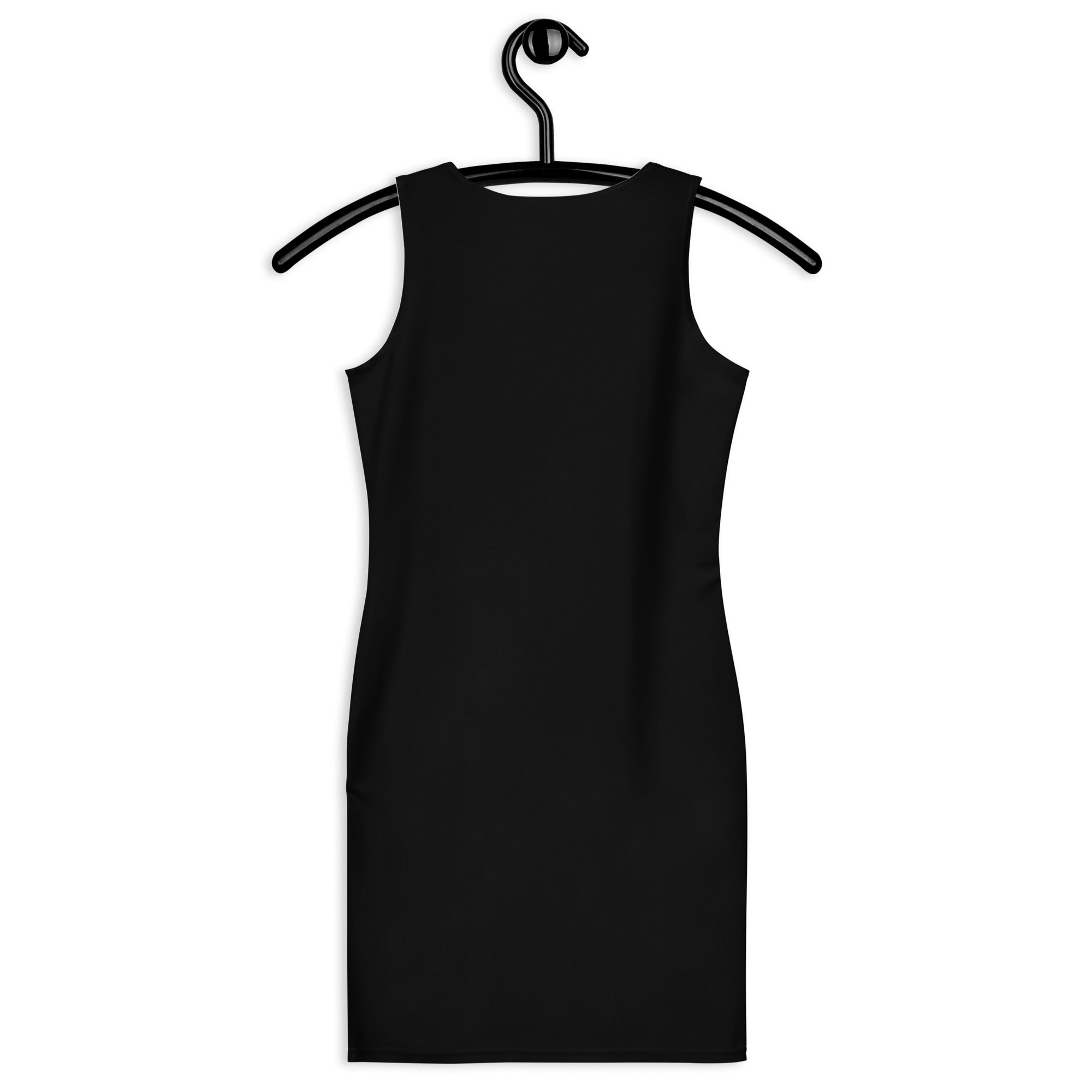 Classy Plain Black Bodycon Mini Tank Dress