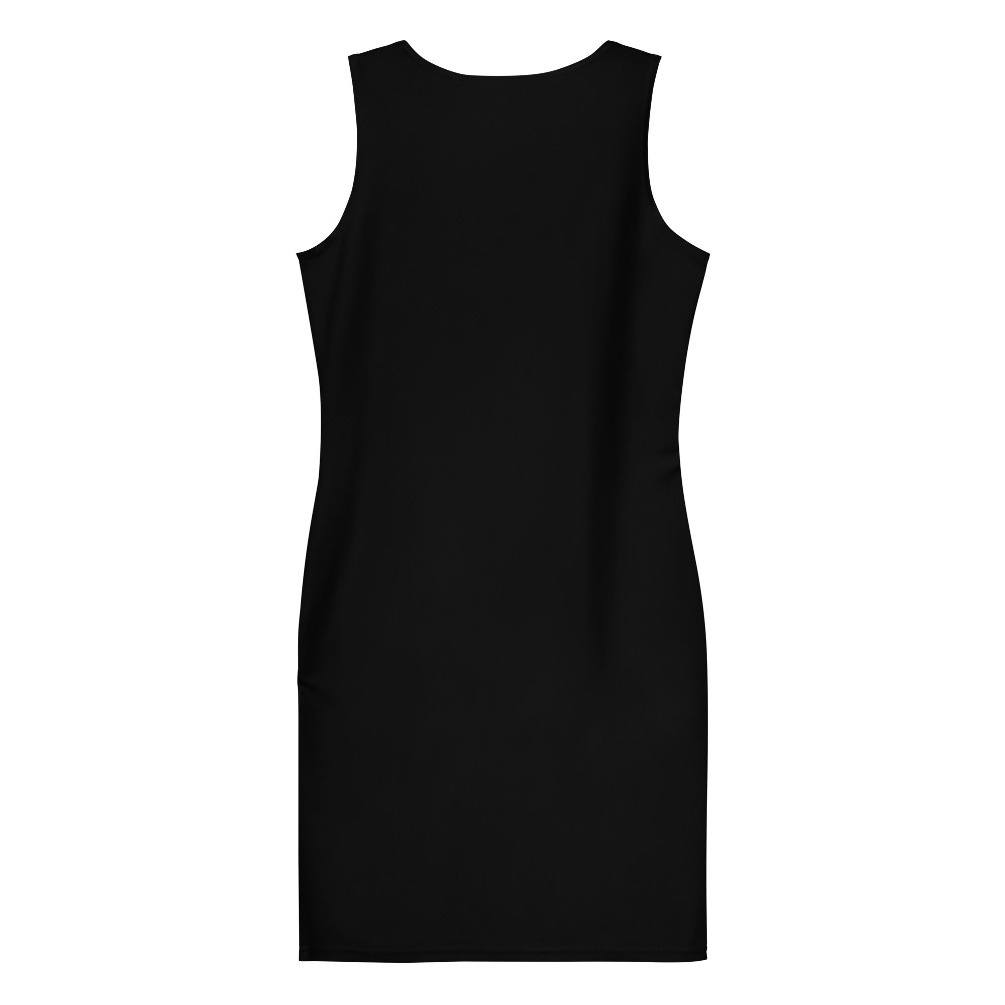 Classy Plain Black Bodycon Mini Tank Dress