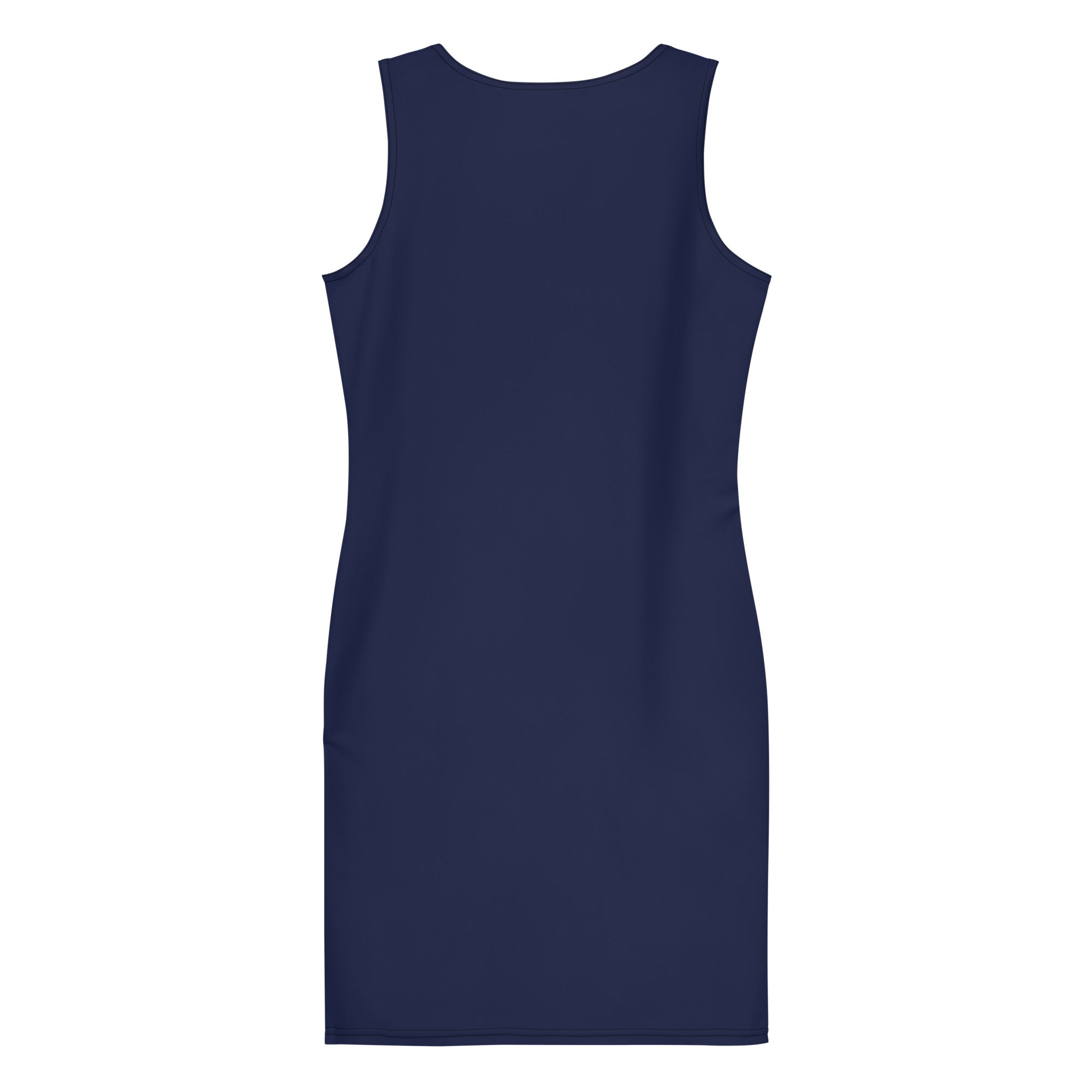 Royal Blue Plain Bodycon Mini Tank Dress