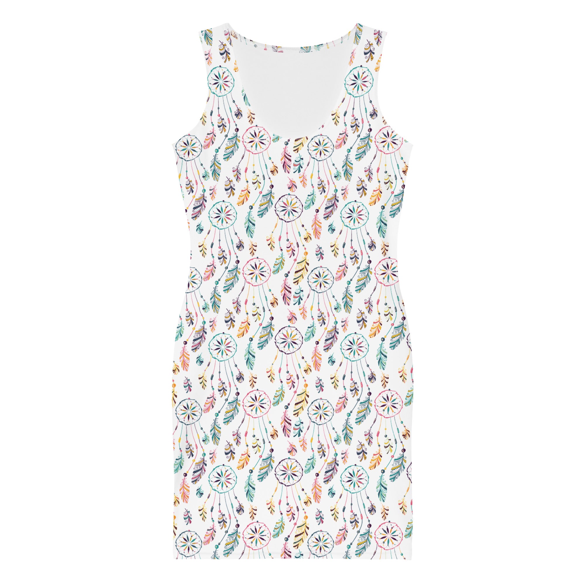 Colorful Dreamcatcher Pattern Bodycon Dress