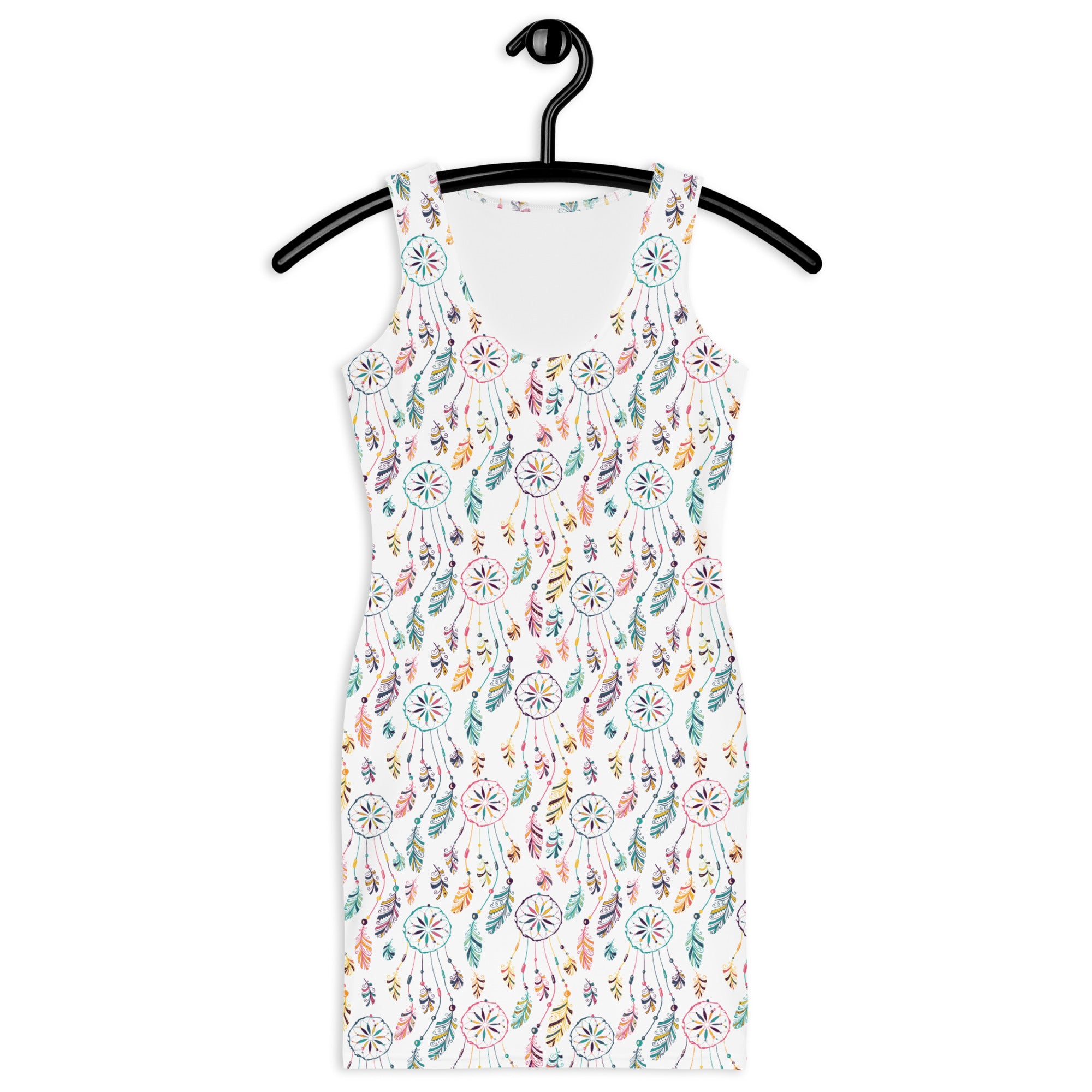 Colorful Dreamcatcher Pattern Bodycon Dress