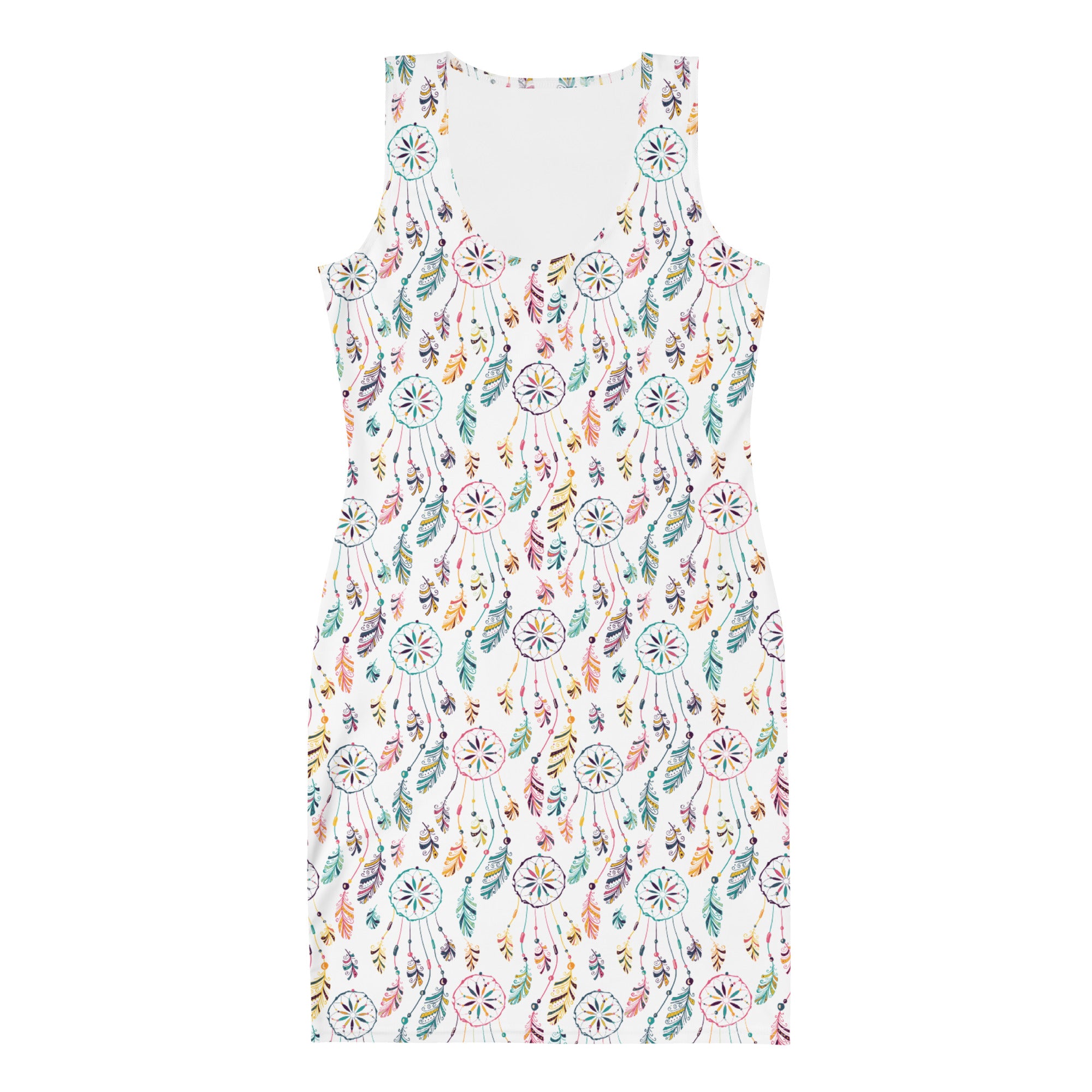 Colorful Dreamcatcher Pattern Bodycon Dress