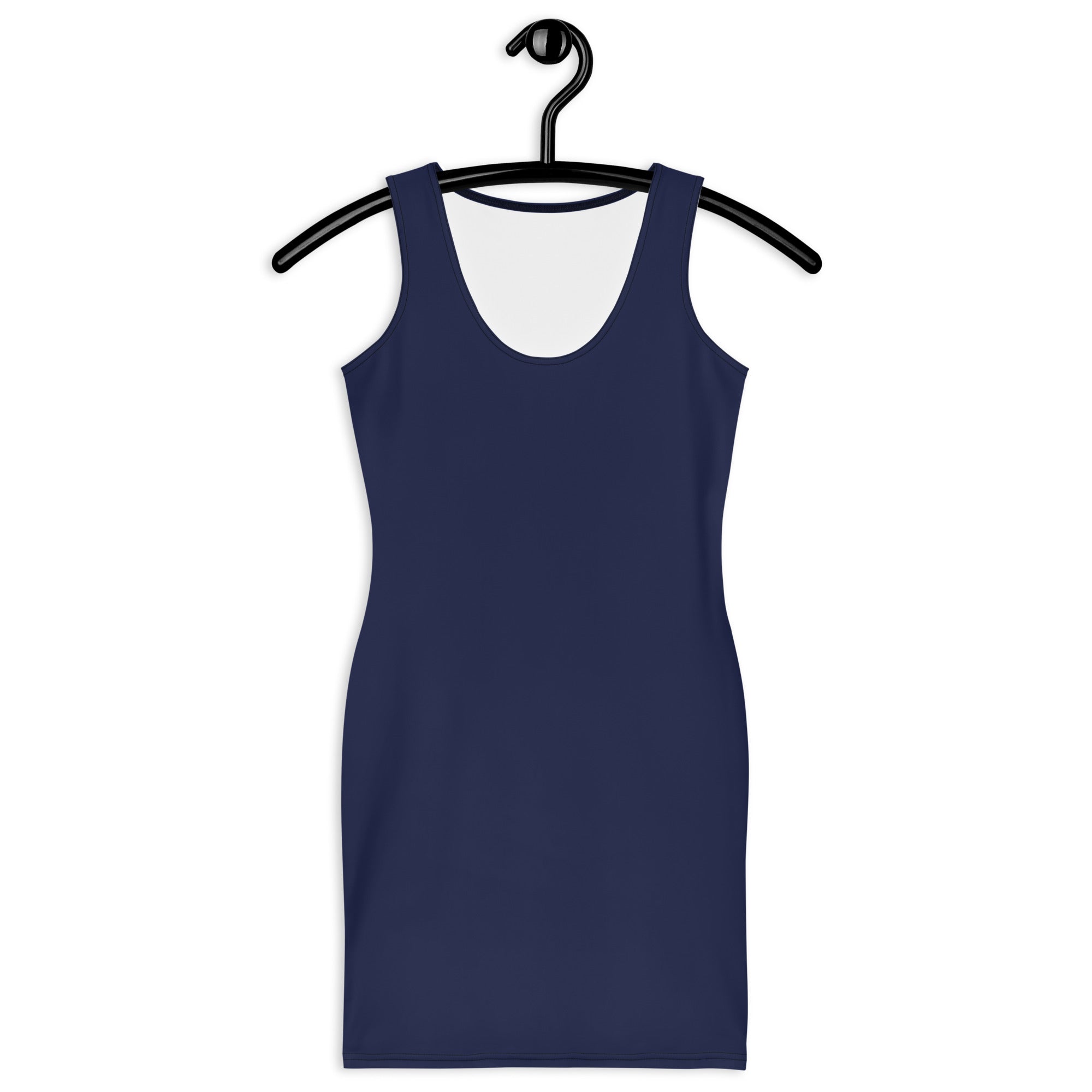 Royal Blue Plain Bodycon Mini Tank Dress