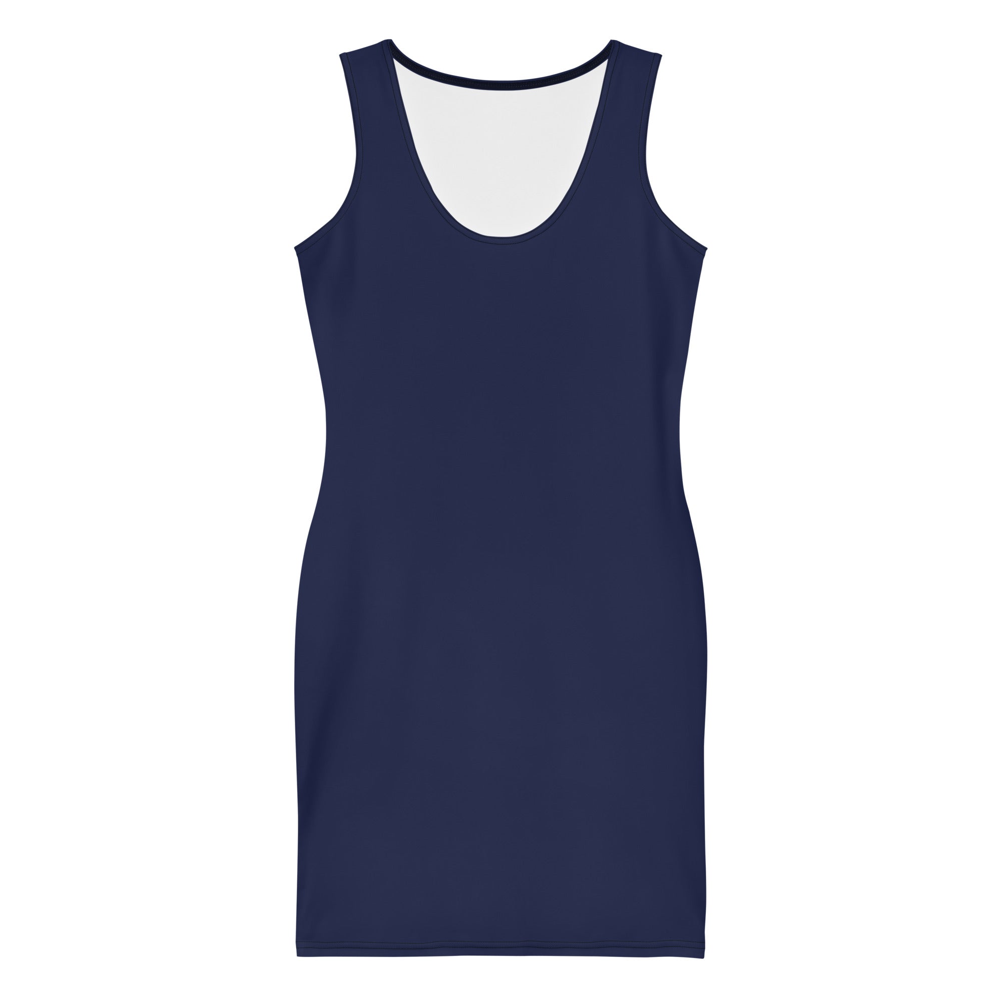 Royal Blue Plain Bodycon Mini Tank Dress