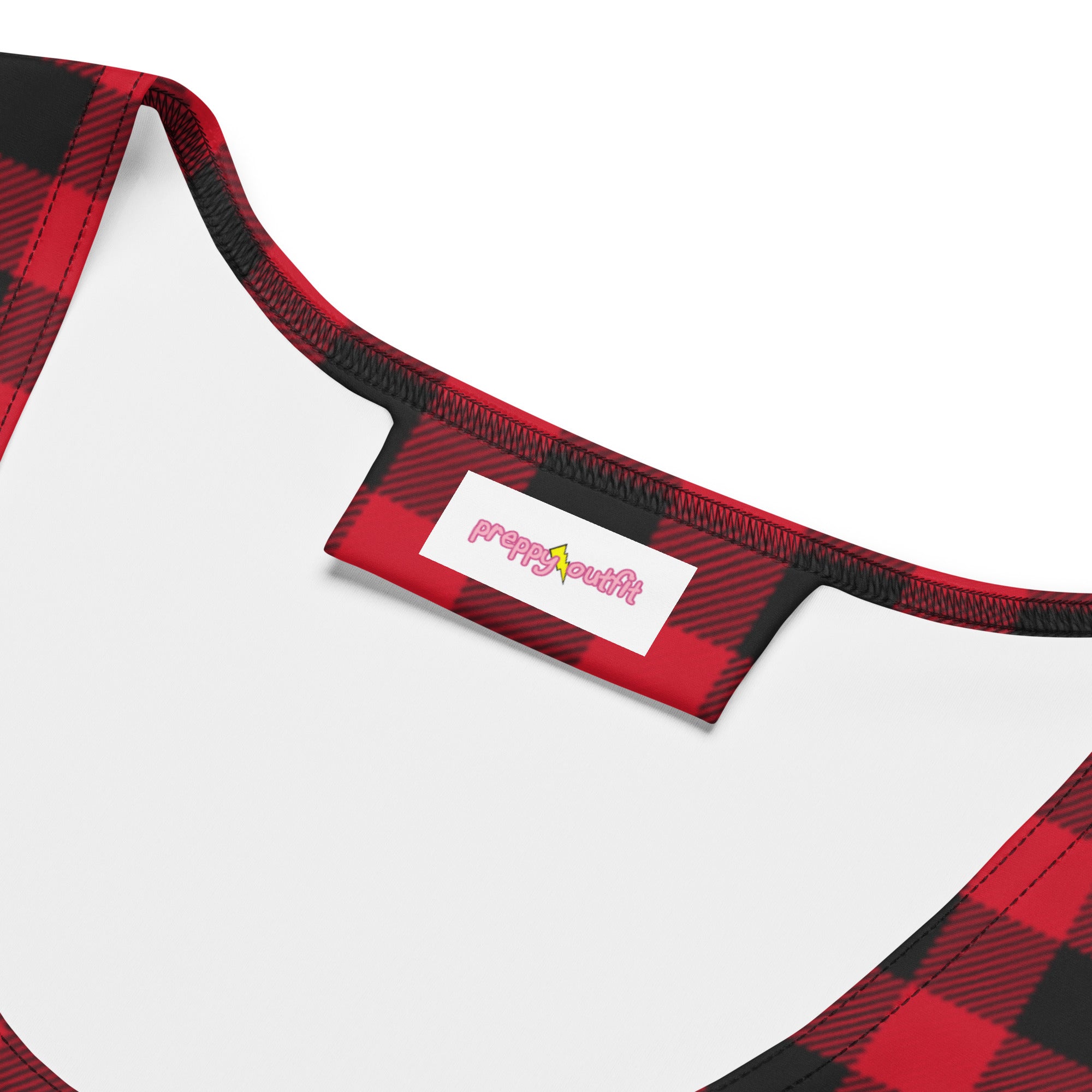 Classic Vintage Buffalo Red and Black Plaid Bodycon Dress