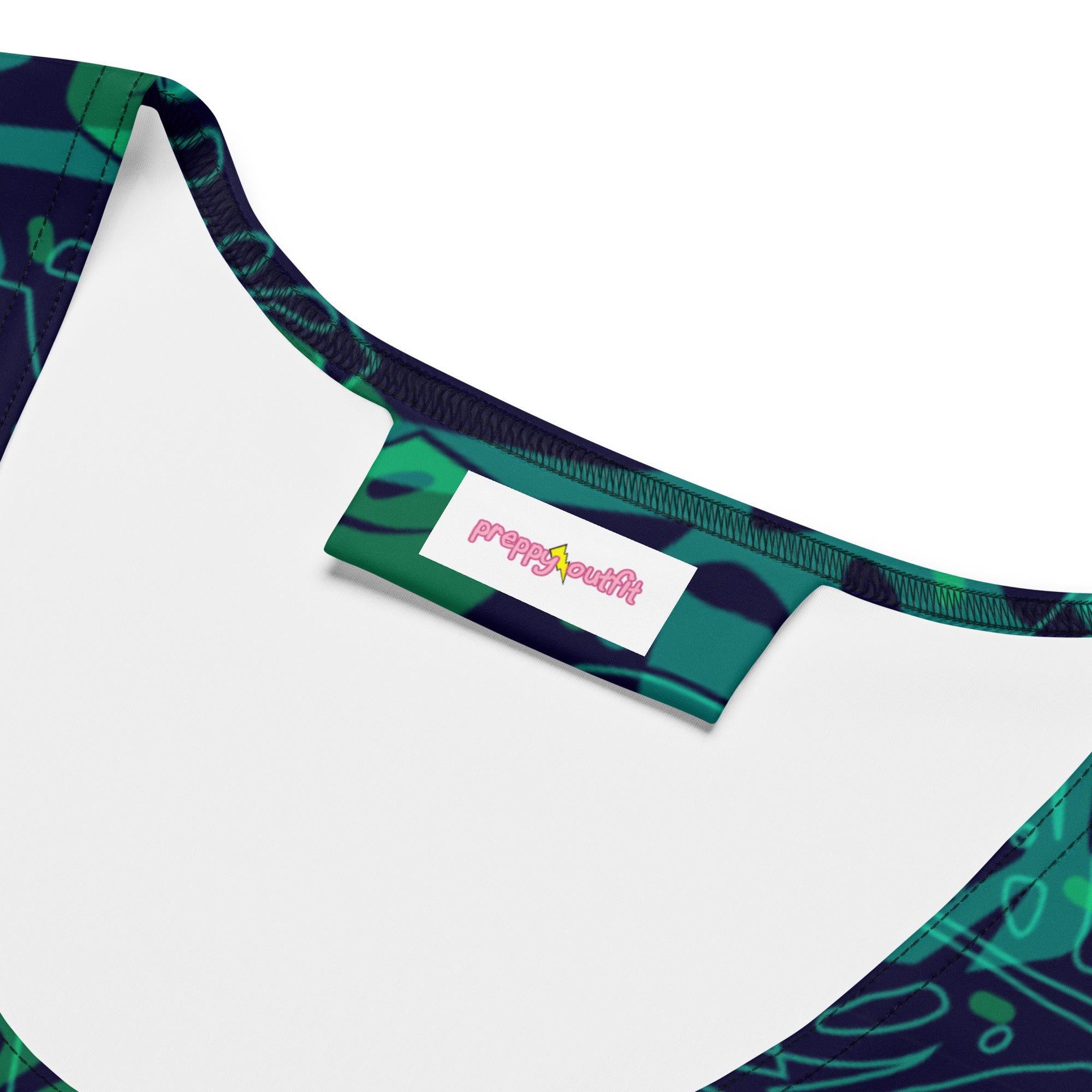 Tropical Summer Palm Leaf Bodycon Tank Dress
