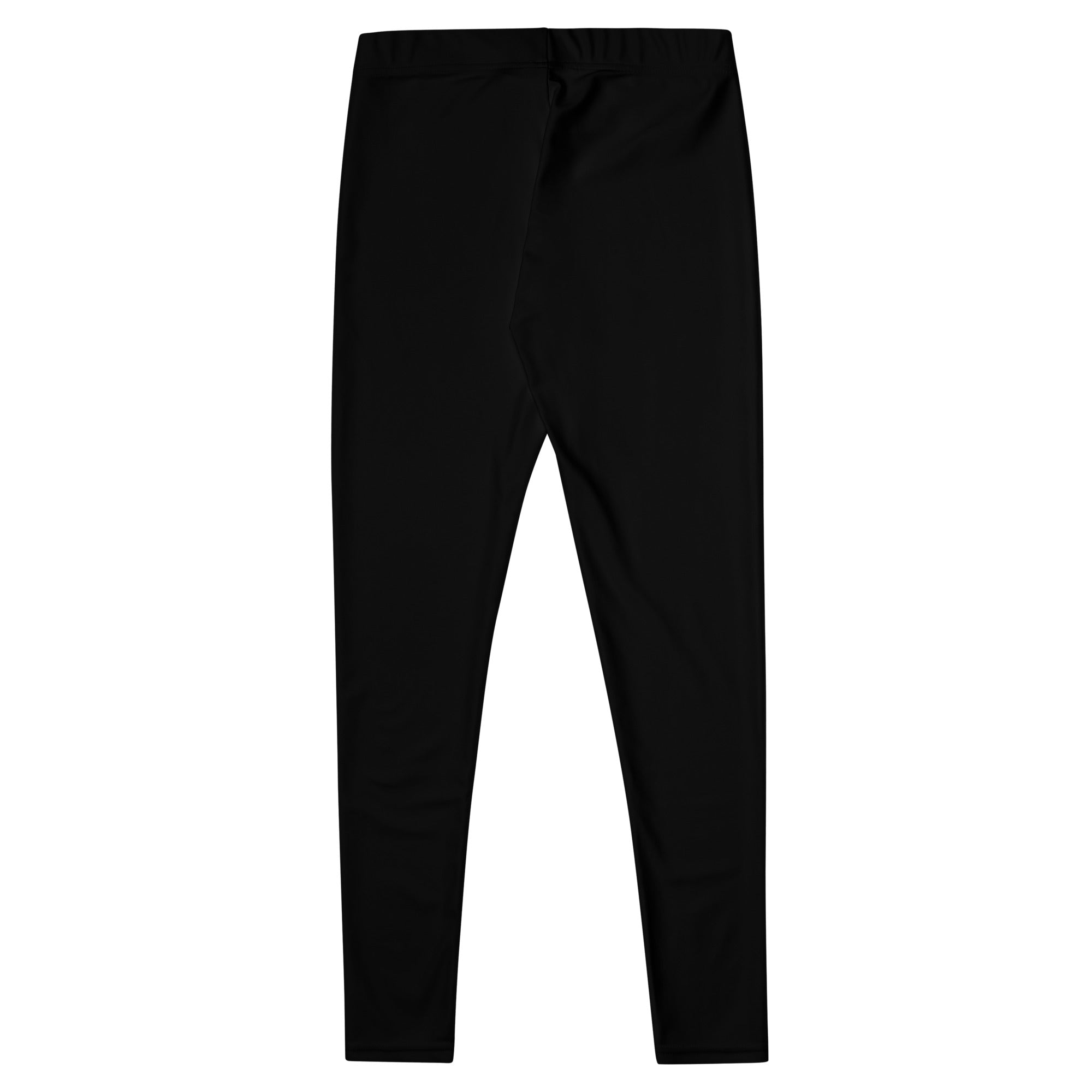 Preppy Plain Black Gym Workout Leggings for Women