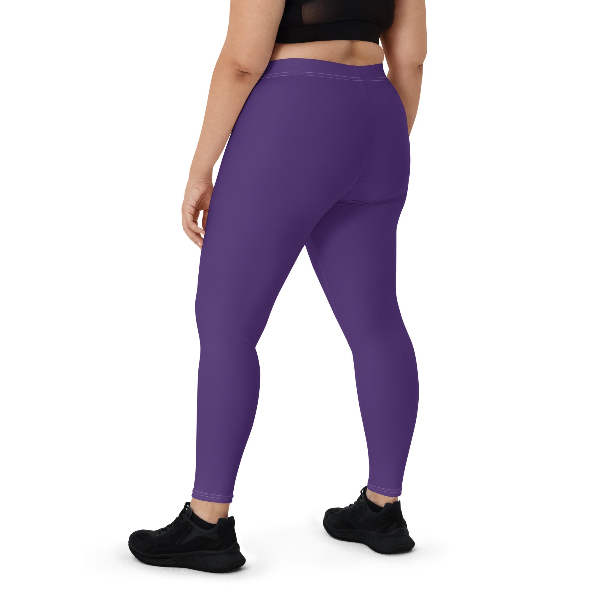 Dark Purple Sports & Gym Workout Leggings for Women