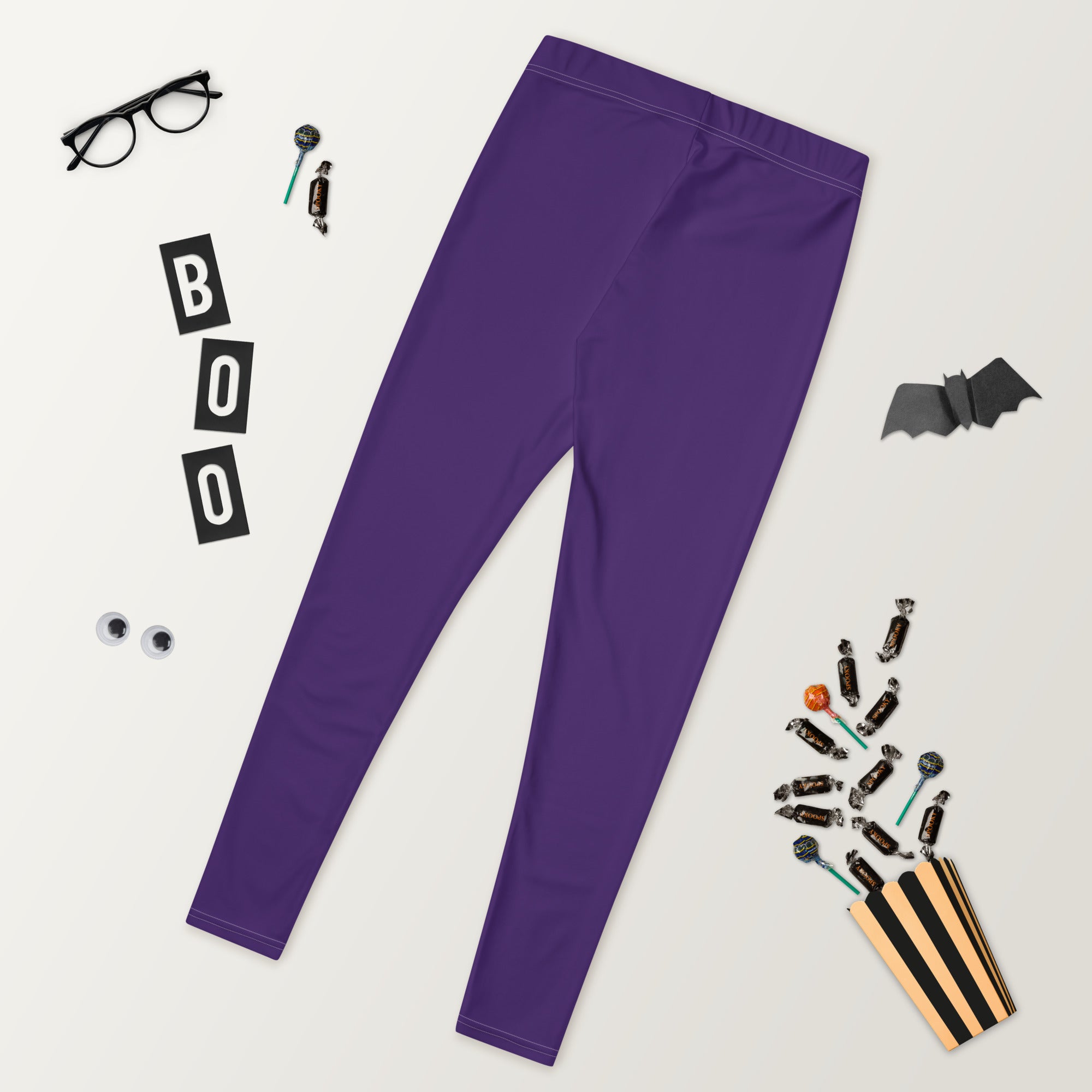 Dark Purple Sports & Gym Workout Leggings for Women