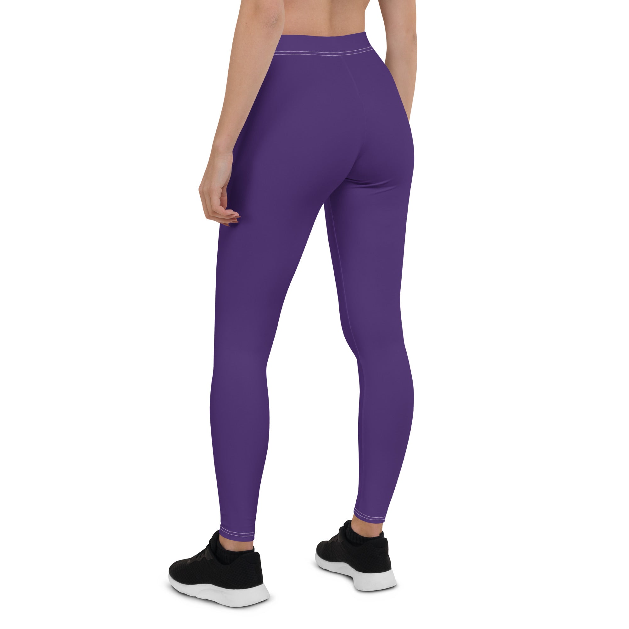 Dark Purple Sports & Gym Workout Leggings for Women