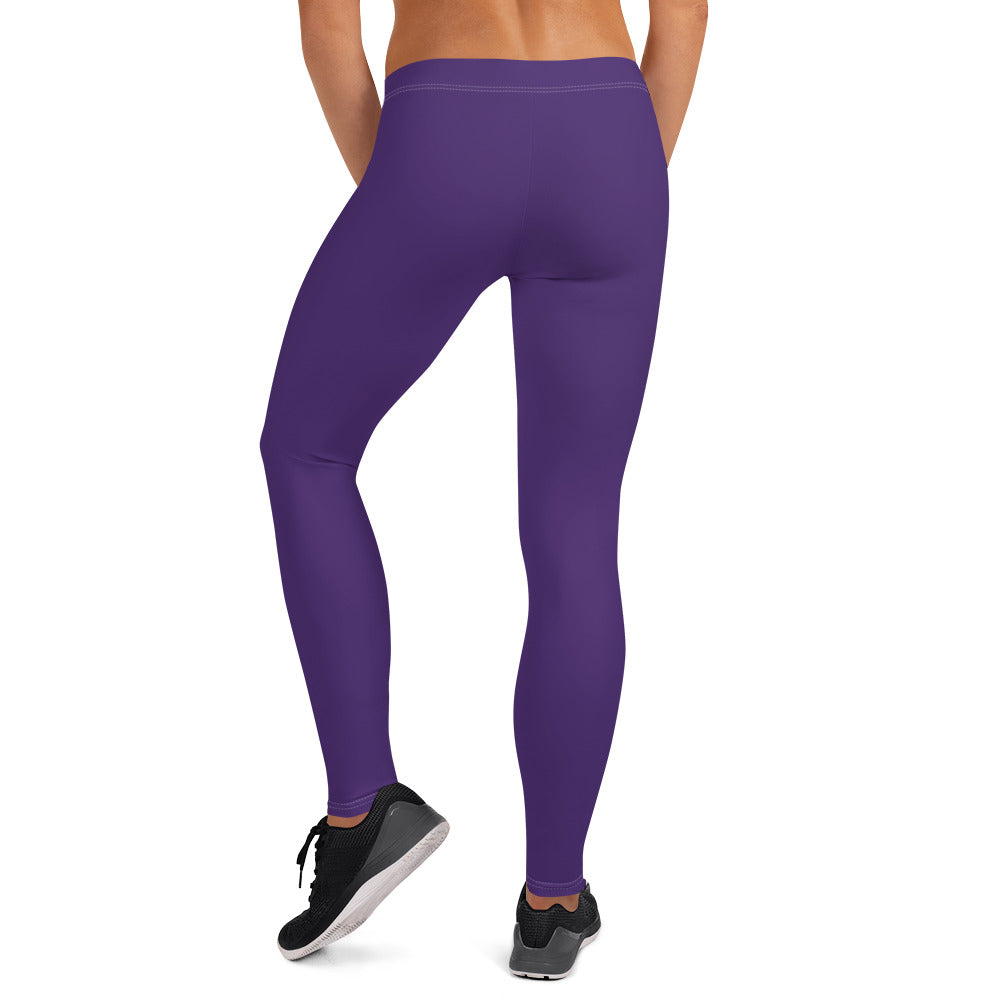 Dark Purple Sports & Gym Workout Leggings for Women