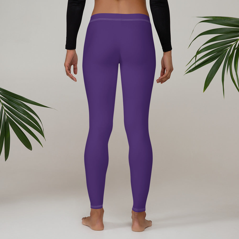 Dark Purple Sports & Gym Workout Leggings for Women