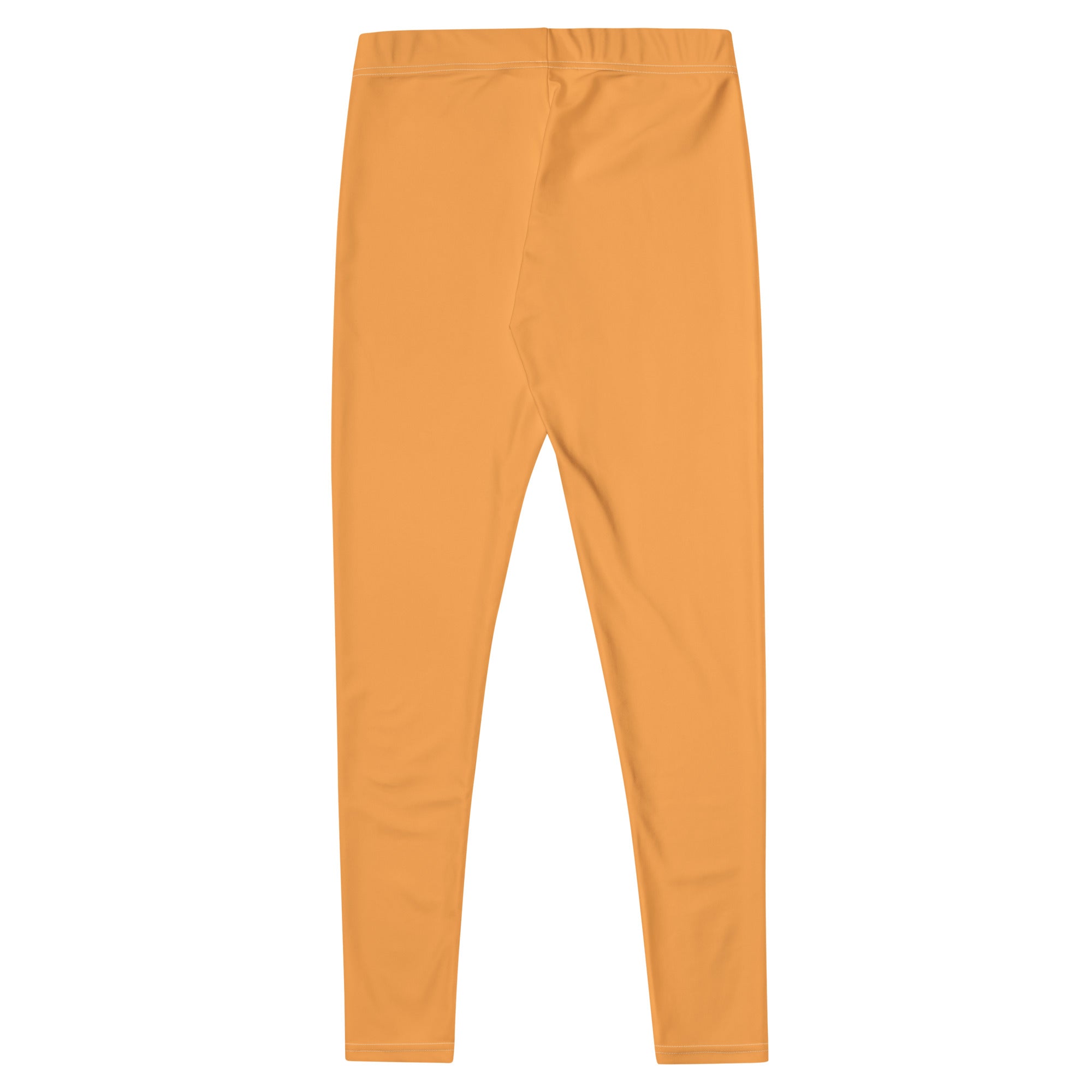 Sporty Orange Running & Gym Workout Leggings for Women