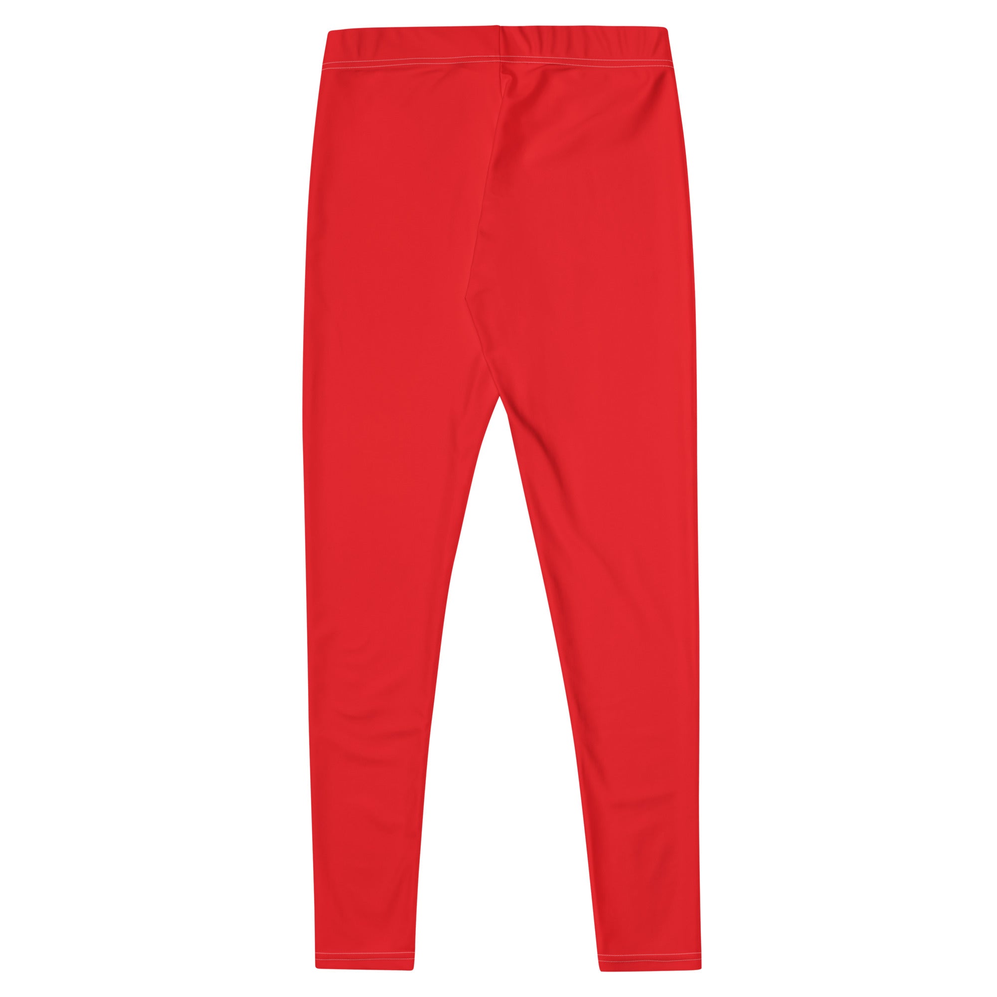 Athletic Red Running & Gym Workout Leggings for Women
