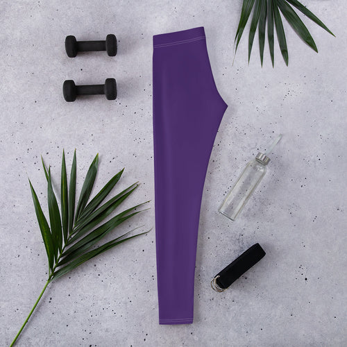 Dark Purple Sports & Gym Workout Leggings for Women
