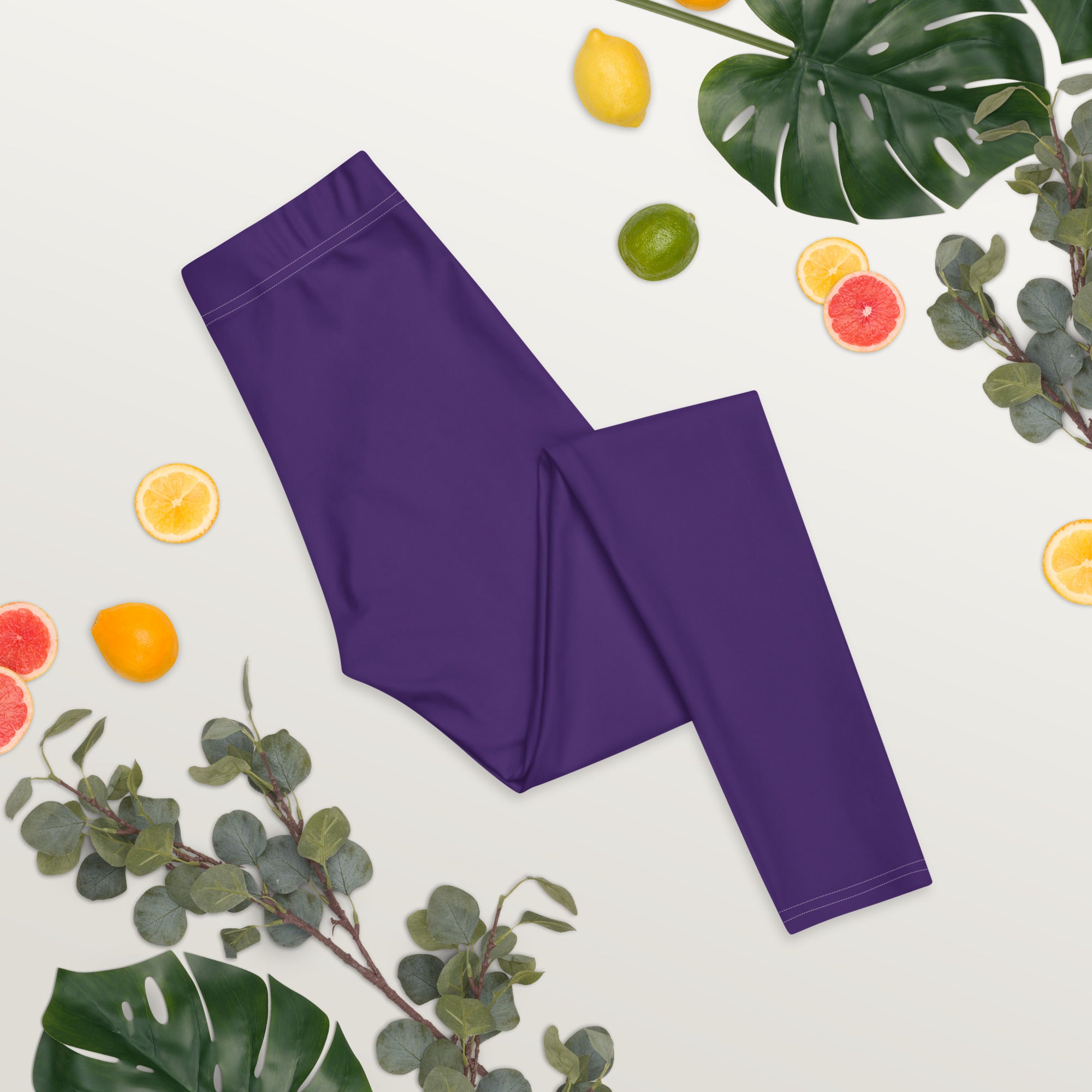 Dark Purple Sports & Gym Workout Leggings for Women