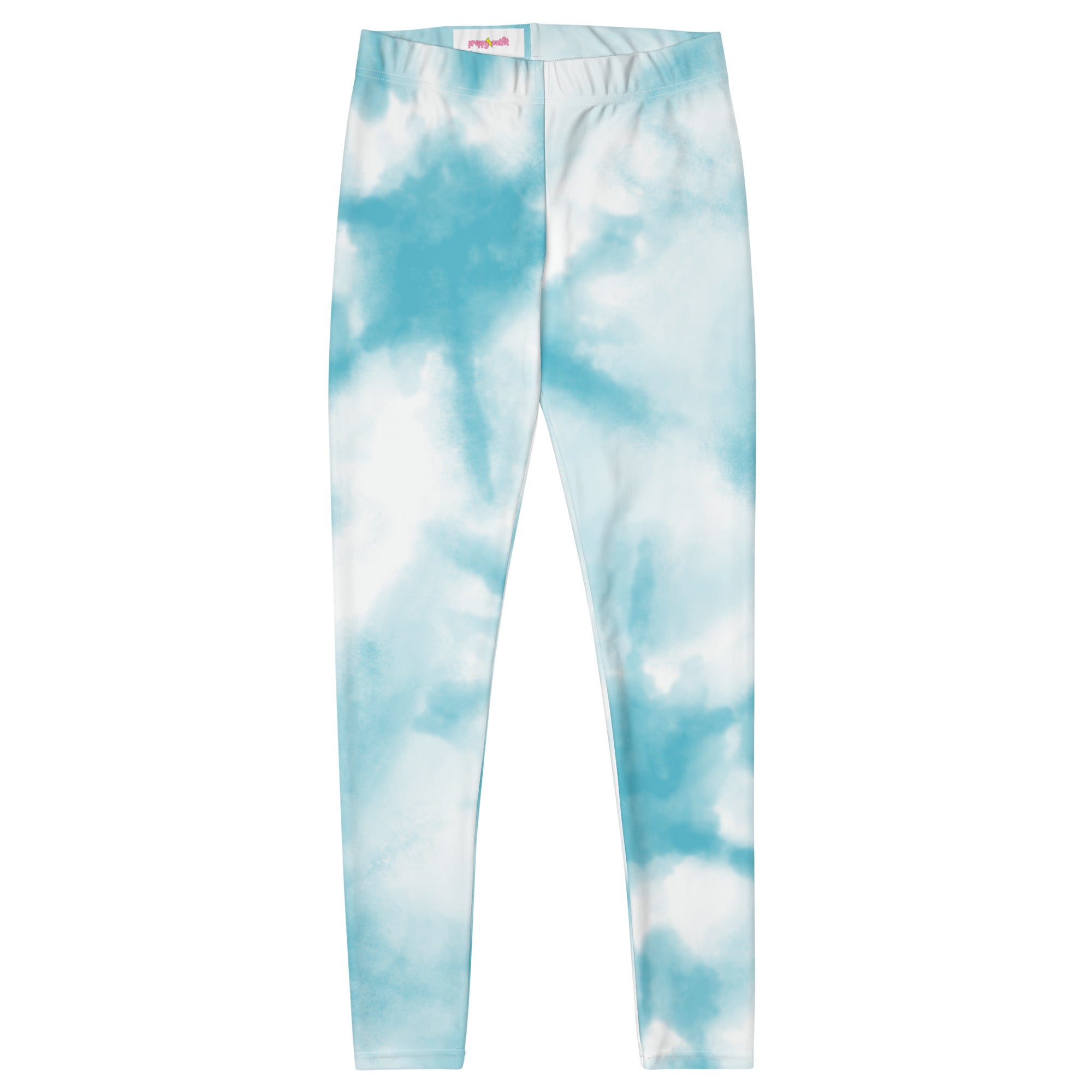 Classy Blue tie Dye Gym & Activewear Leggings for Women